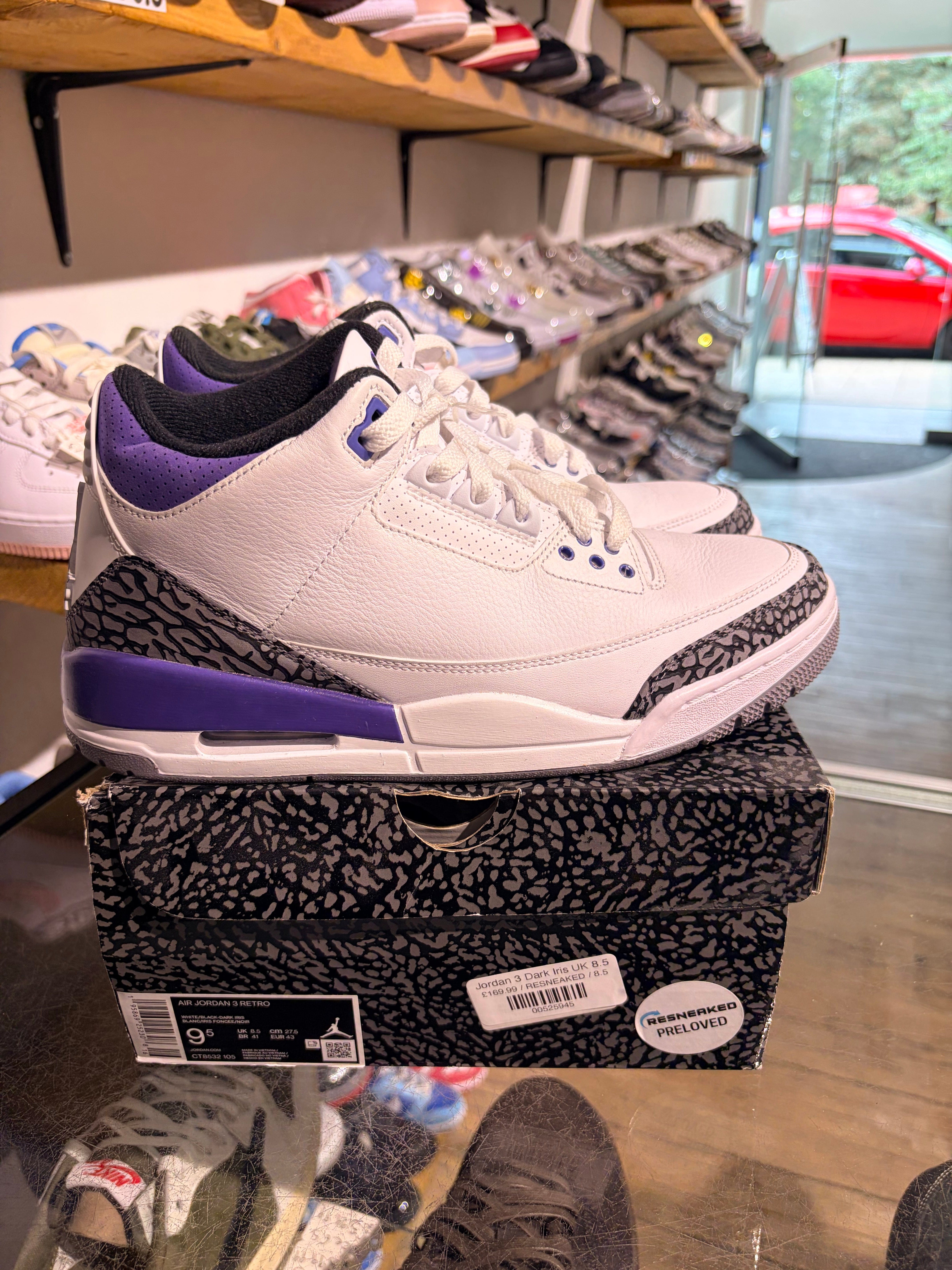 Air Jordan Jordan 3 Dark Iris UK 8.5