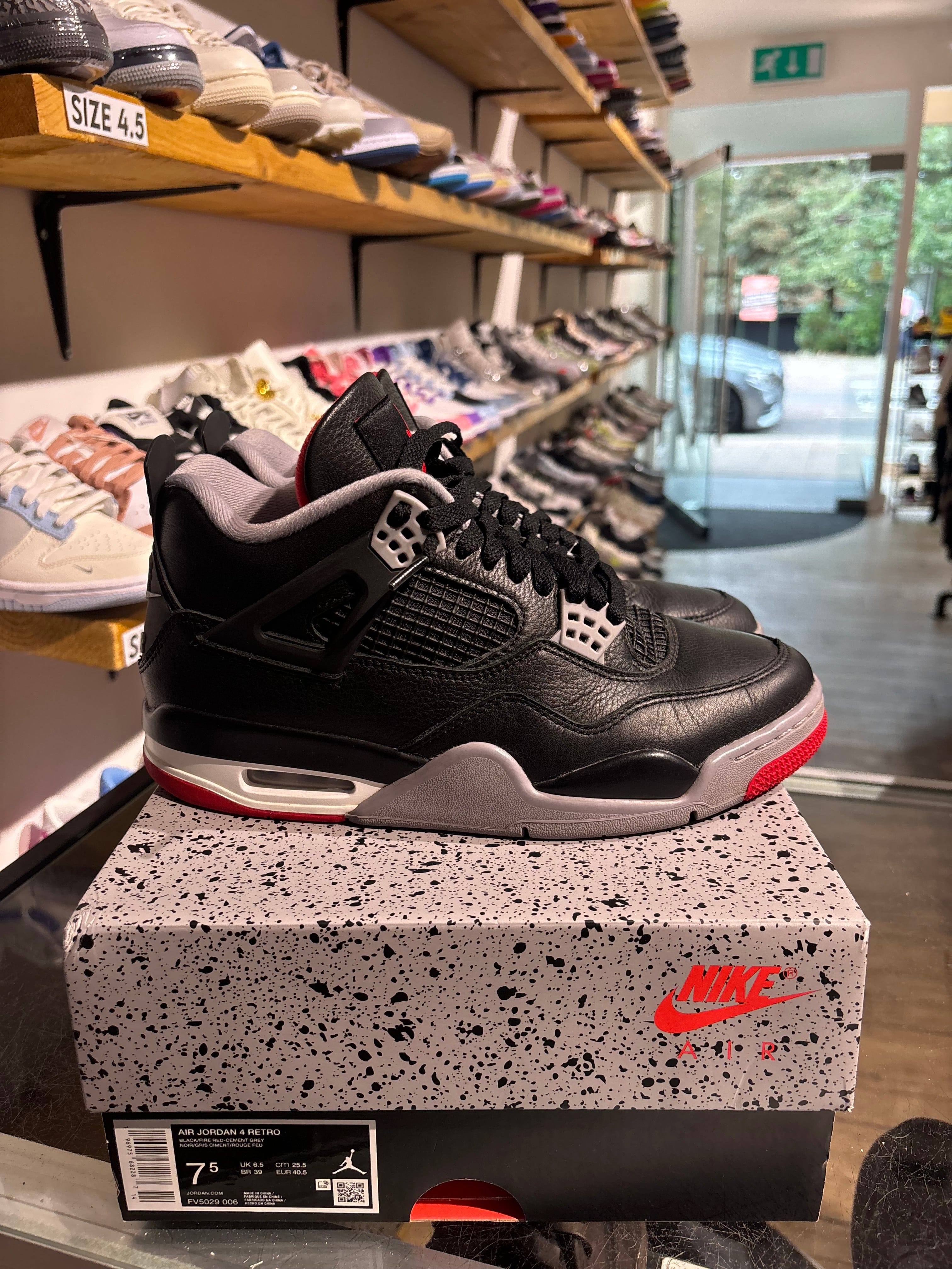 Air Jordan Jordan 4 Bred UK 6.5