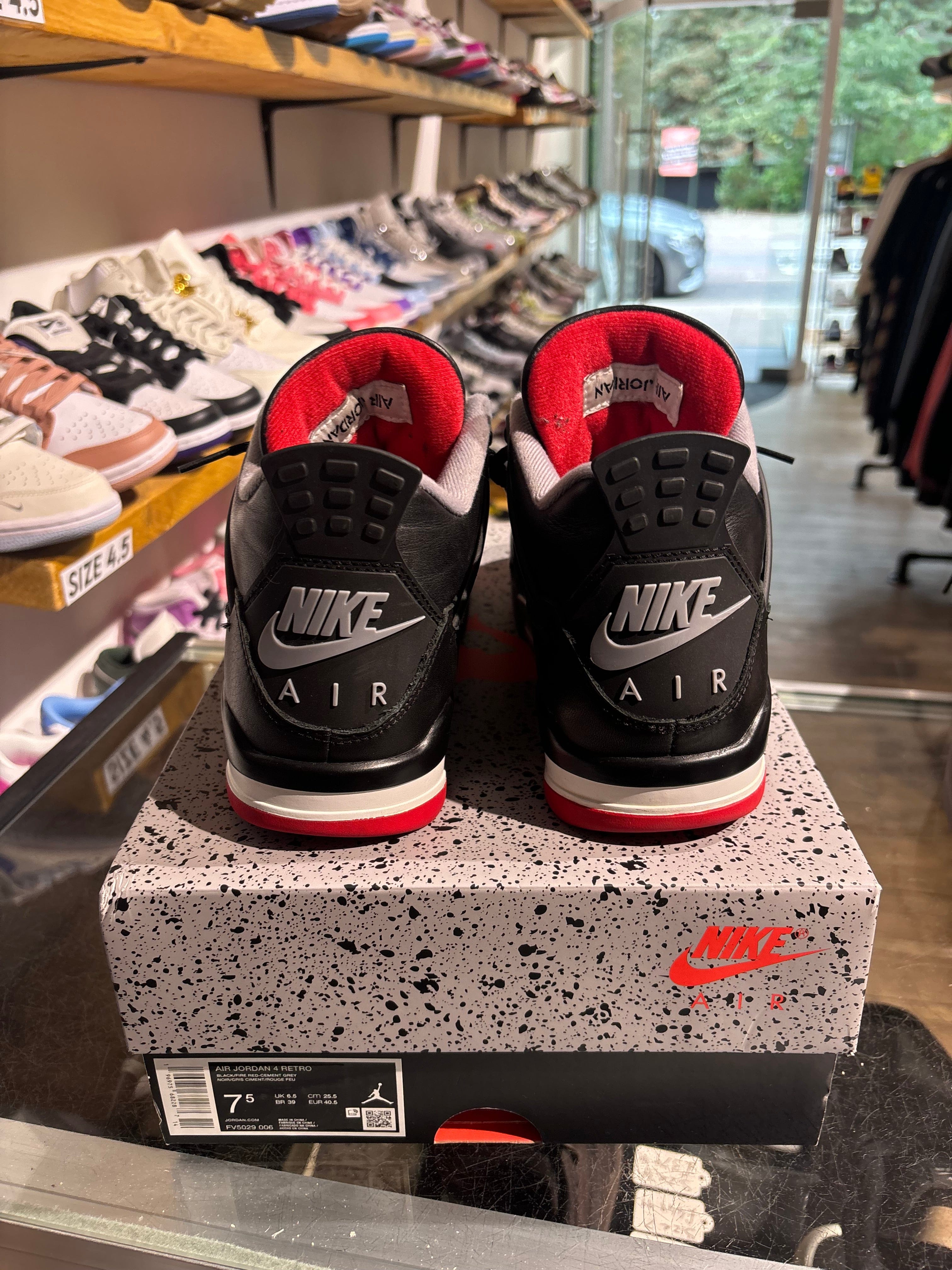 Air Jordan Jordan 4 Bred UK 6.5