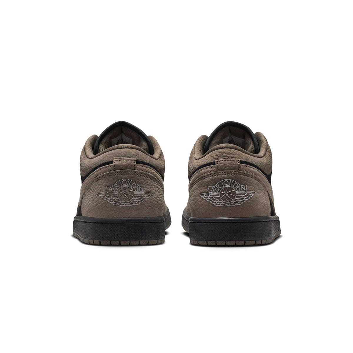 Air Jordan 1 Low Black/Light Wild Mango/Olive Grey