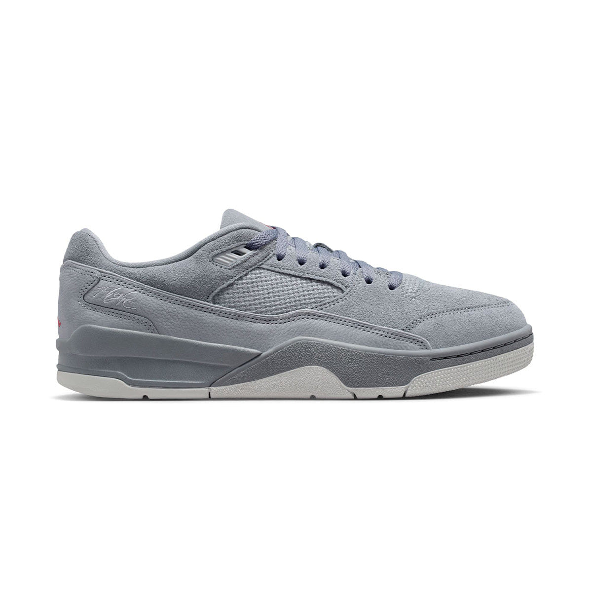 Air Jordan FLIGHT COURT COOL GREY/VARSITY RED - WOLF GREY