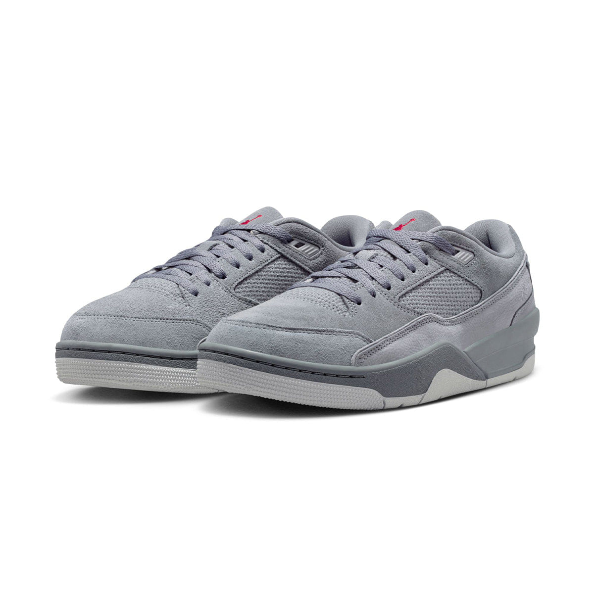 Air Jordan FLIGHT COURT COOL GREY/VARSITY RED - WOLF GREY