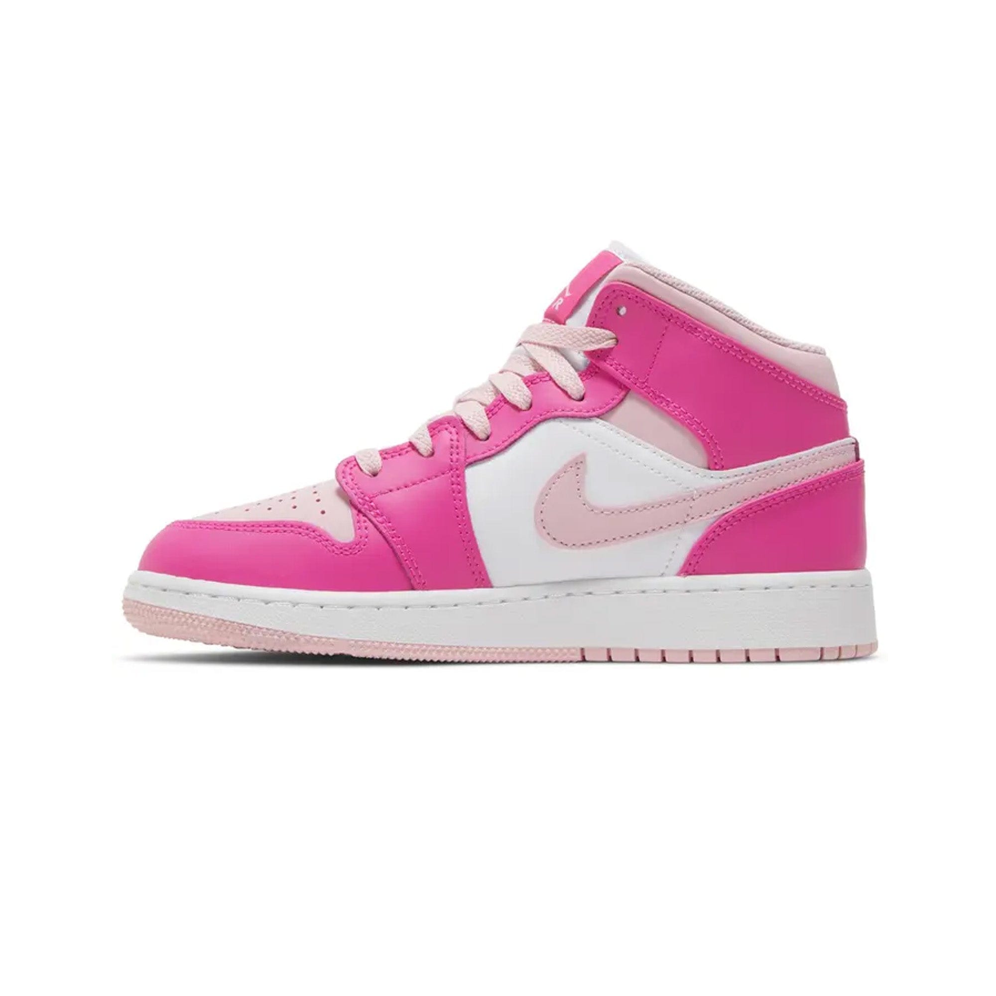 Air Jordan 1 Mid Fierce Pink GS