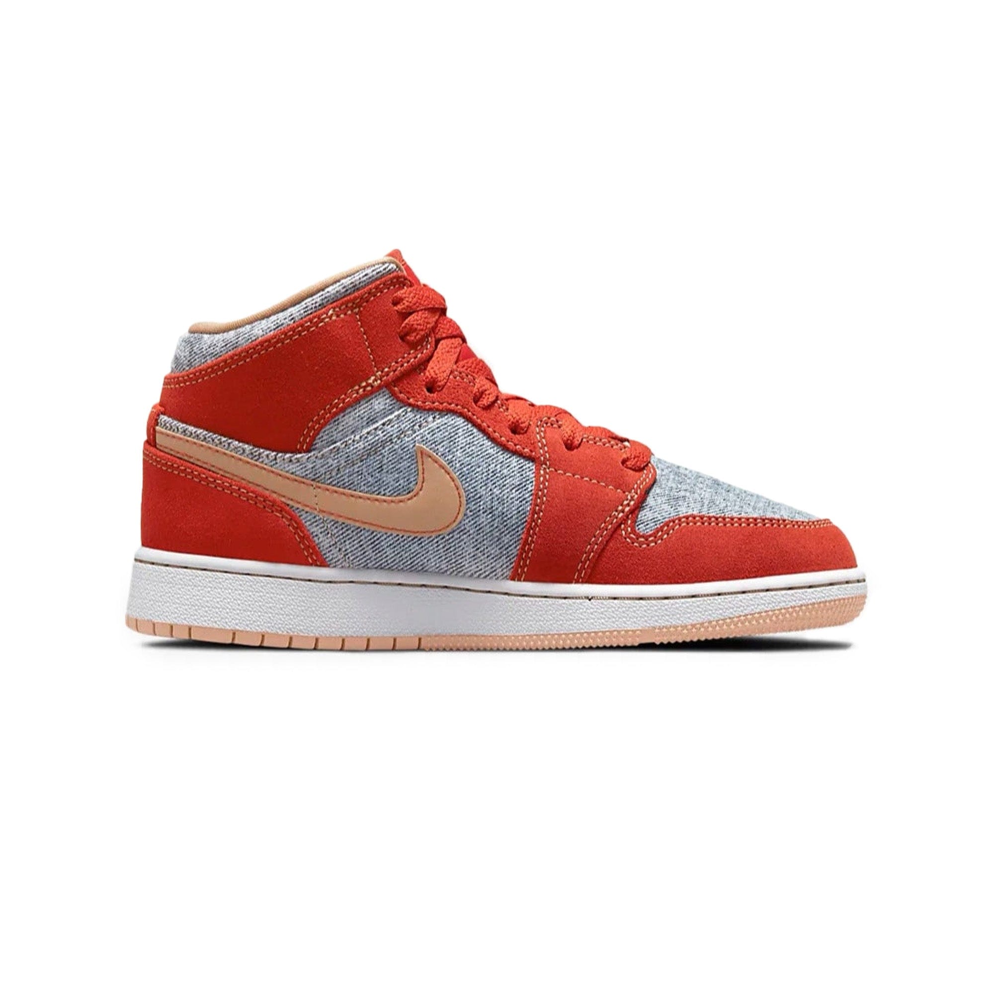 Air Jordan 1 Mid Denim Red GS (2021)
