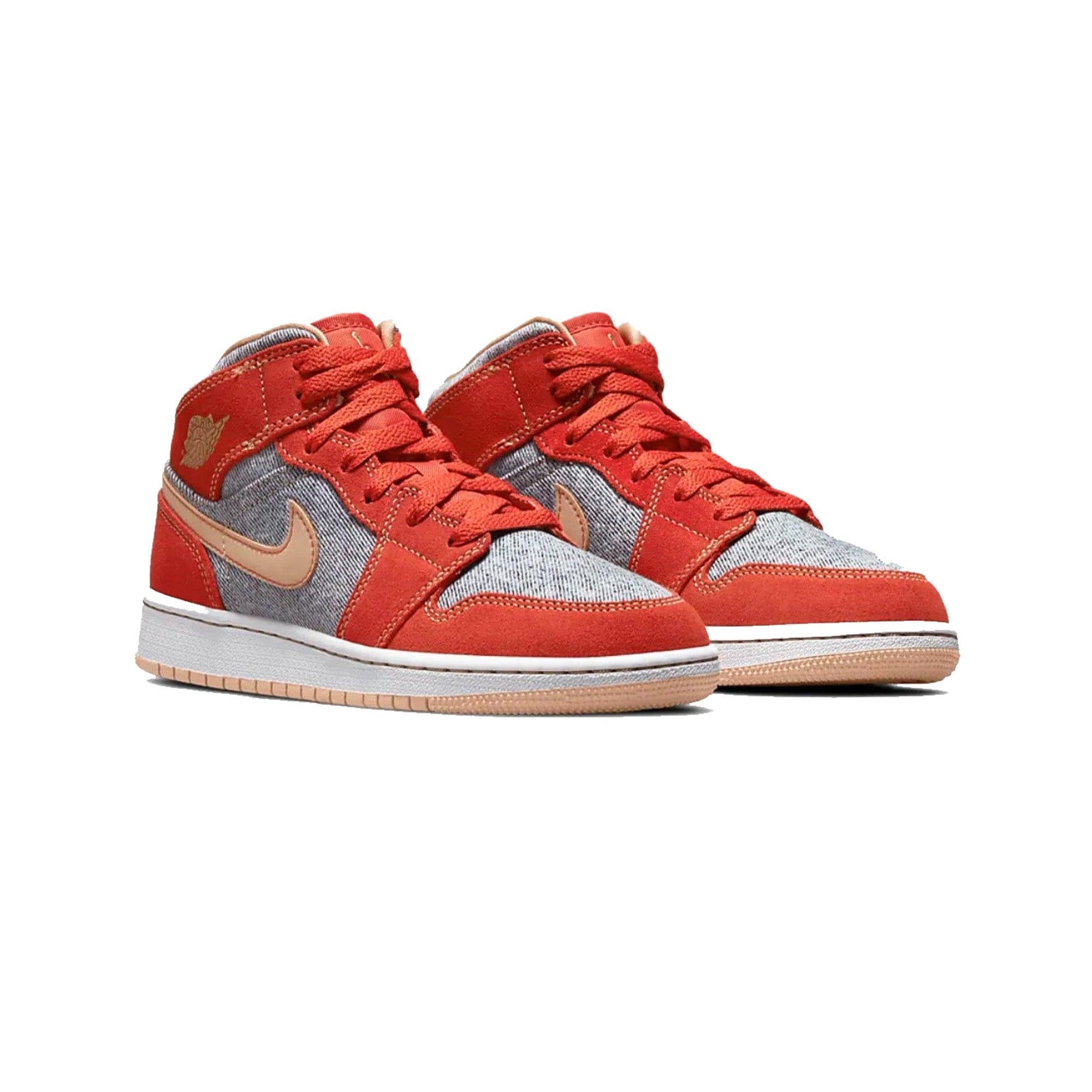 Air Jordan 1 Mid Denim Red GS (2021)