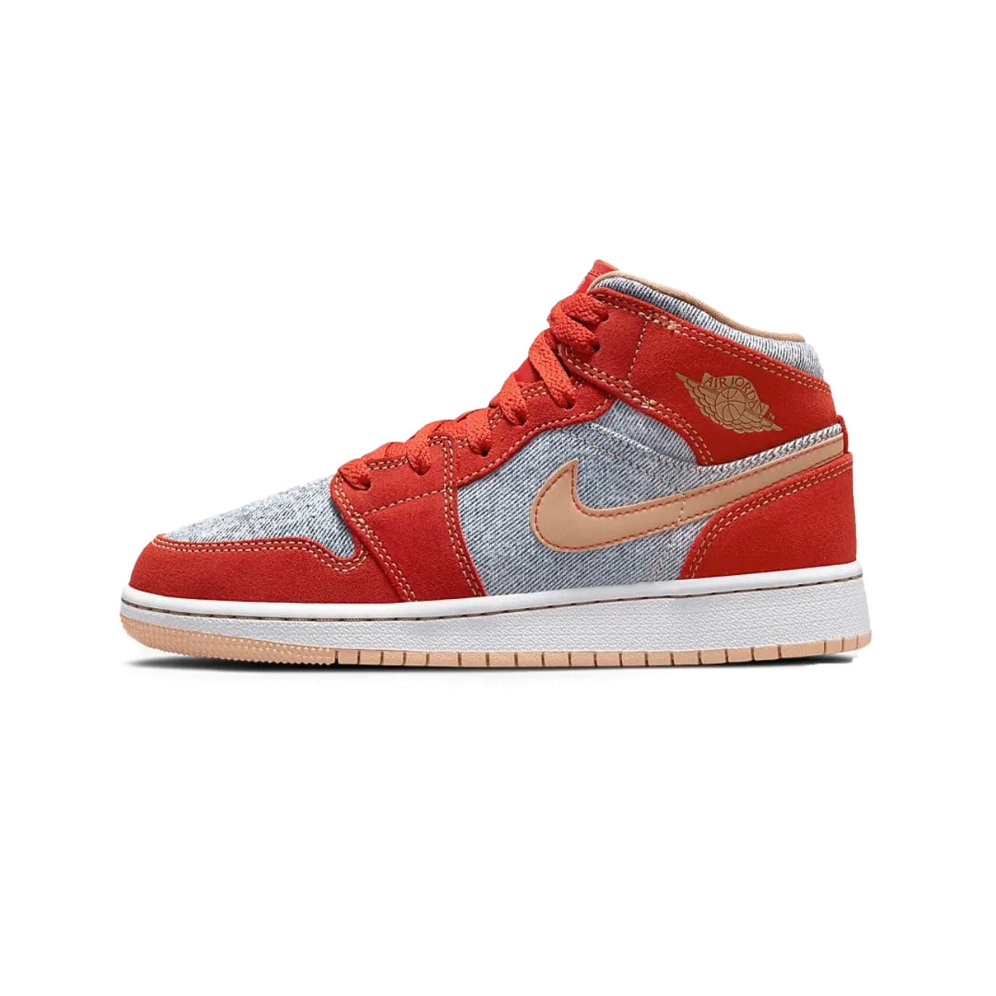 Air Jordan 1 Mid Denim Red GS (2021)