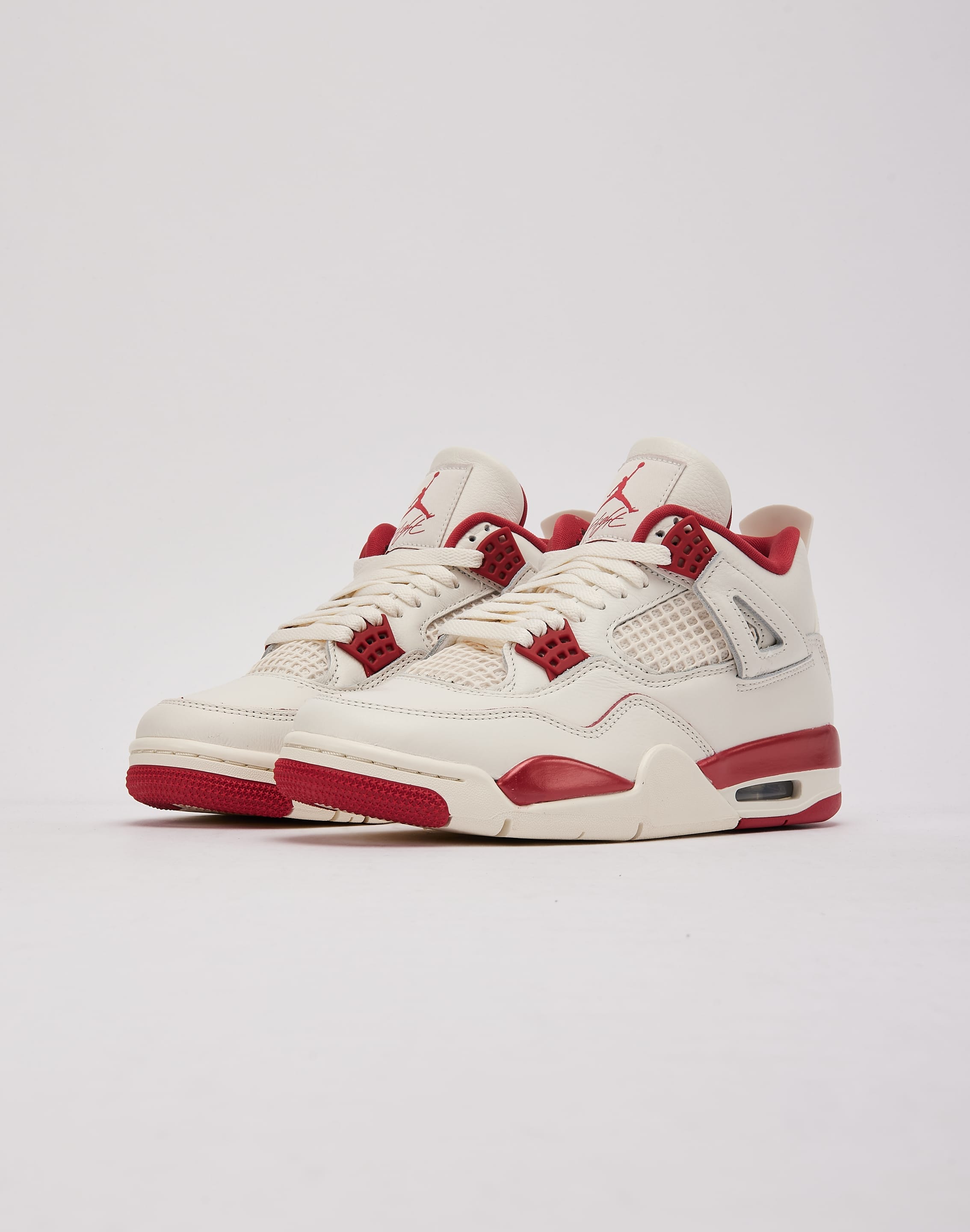 Air Jordan Jordan Air Jordan 4 Retro Pale Ivory and Tough Red