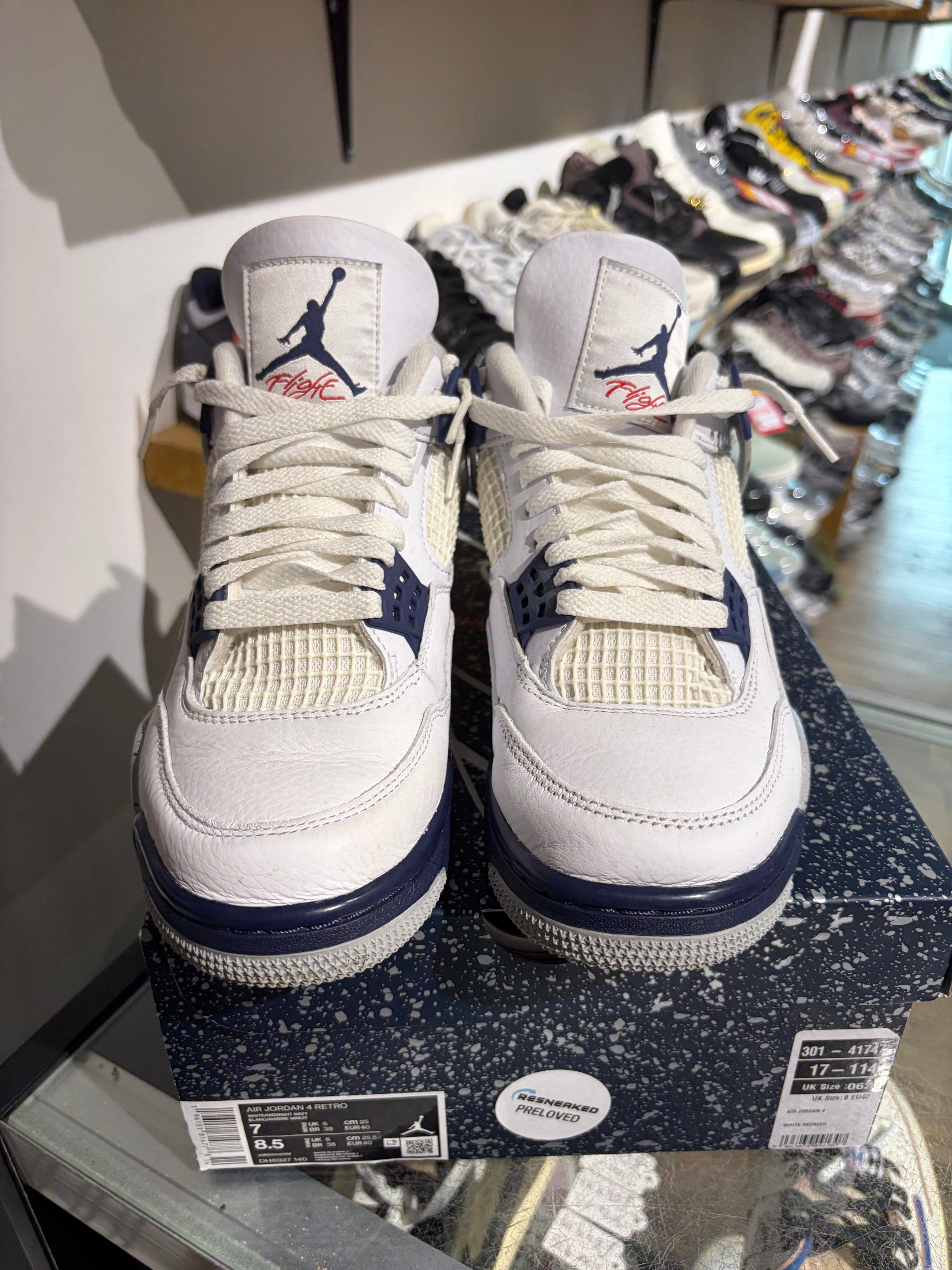 Air Jordan Jordan 4 Midnight Navy UK 6 #178