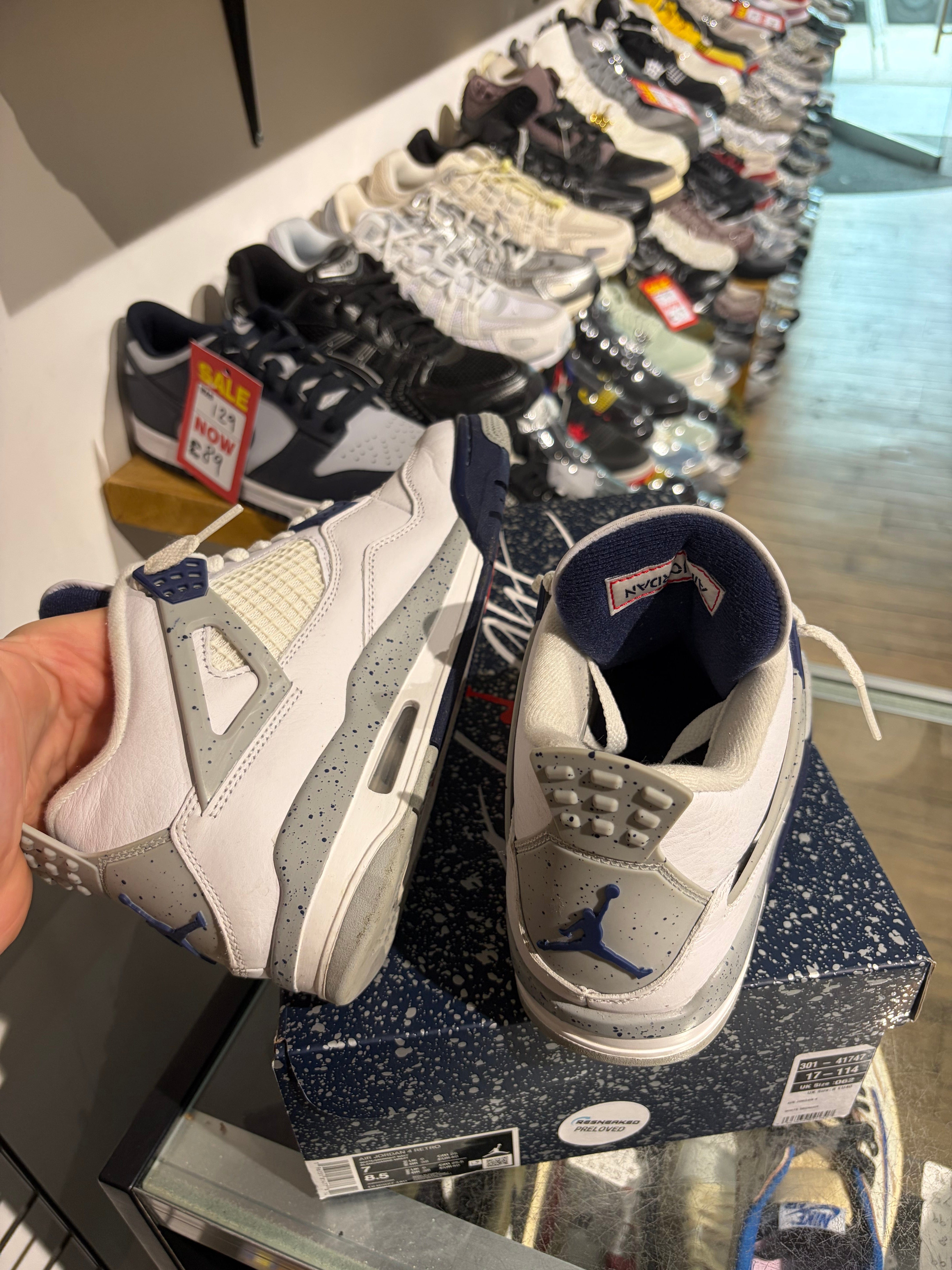 Air Jordan Jordan 4 Midnight Navy UK 6 #178