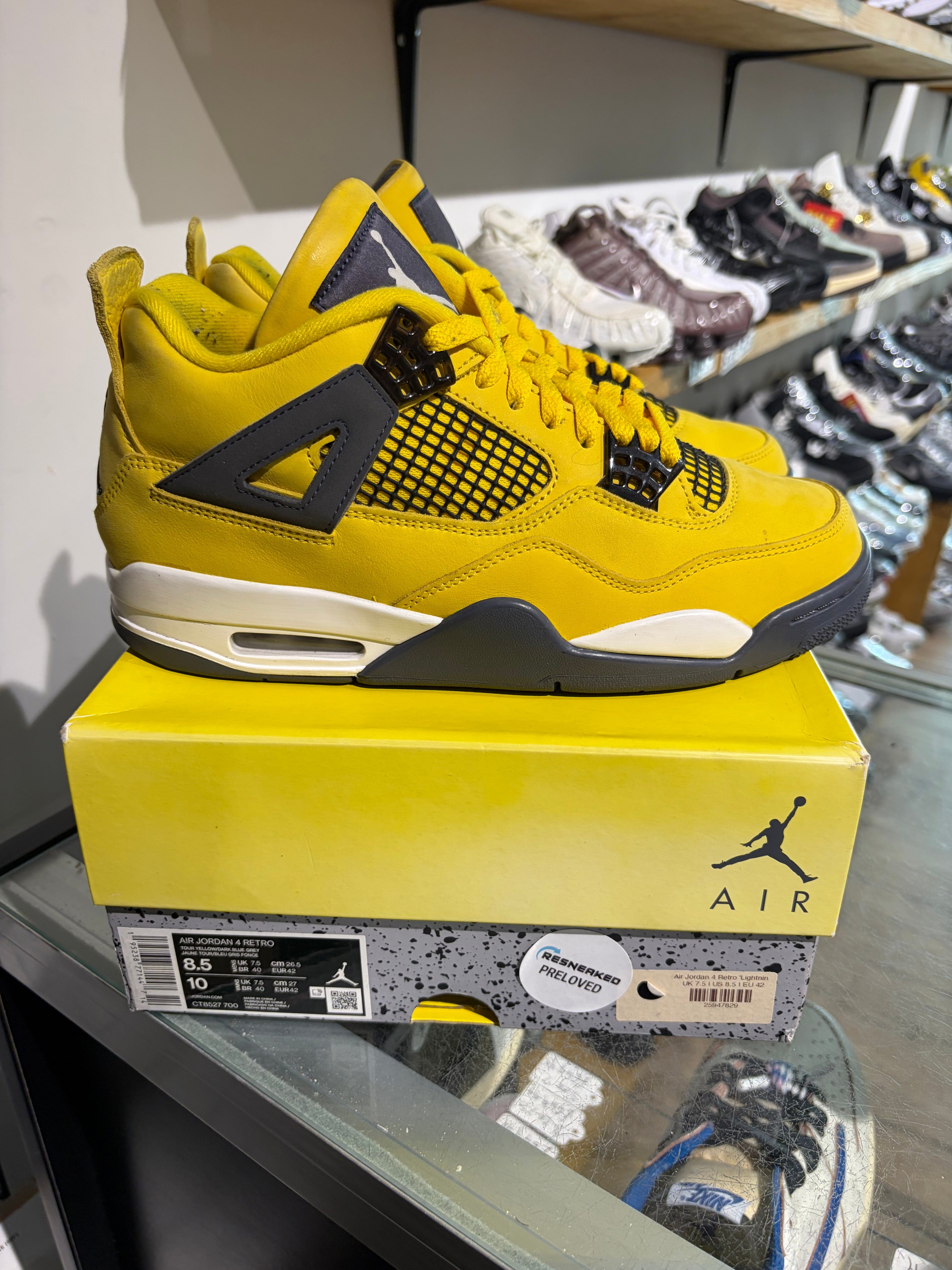 Air Jordan Jordan 4 Lightning UK 7.5 #145