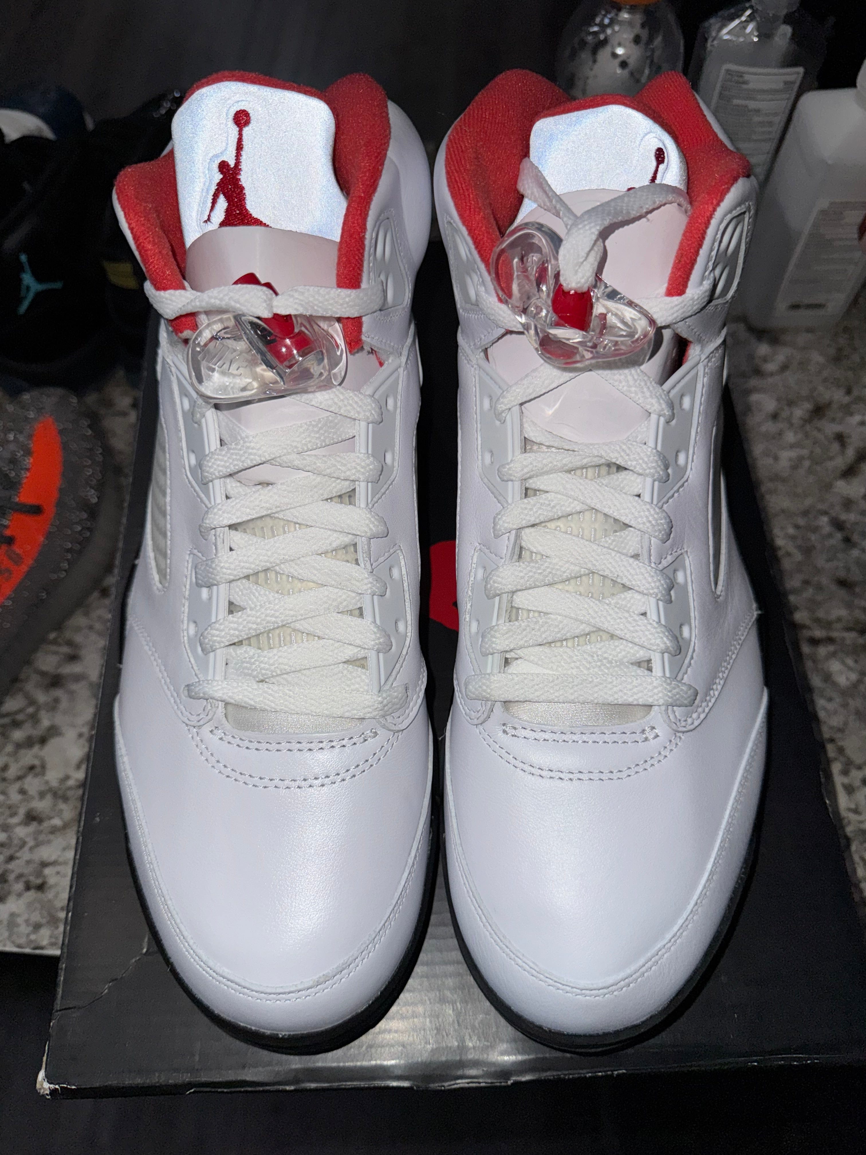 Air Jordan Jordan 5 Retro Fire Red Silver Tongue (2020) (DAMAGED BOX)