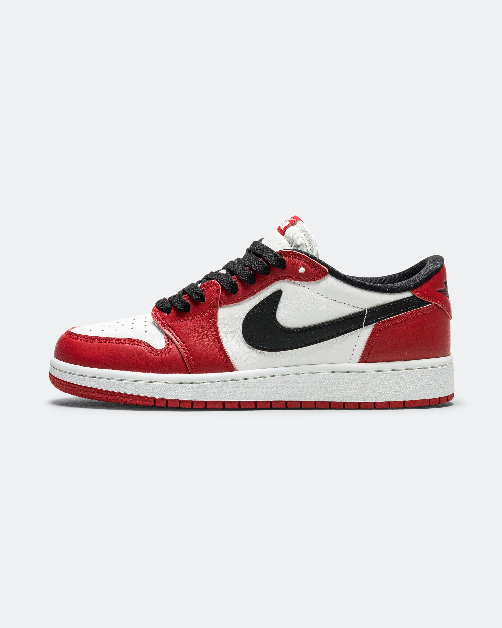 Air Jordan 1 Retro Low OG (GS) - Varsity Red/Black - Summit White