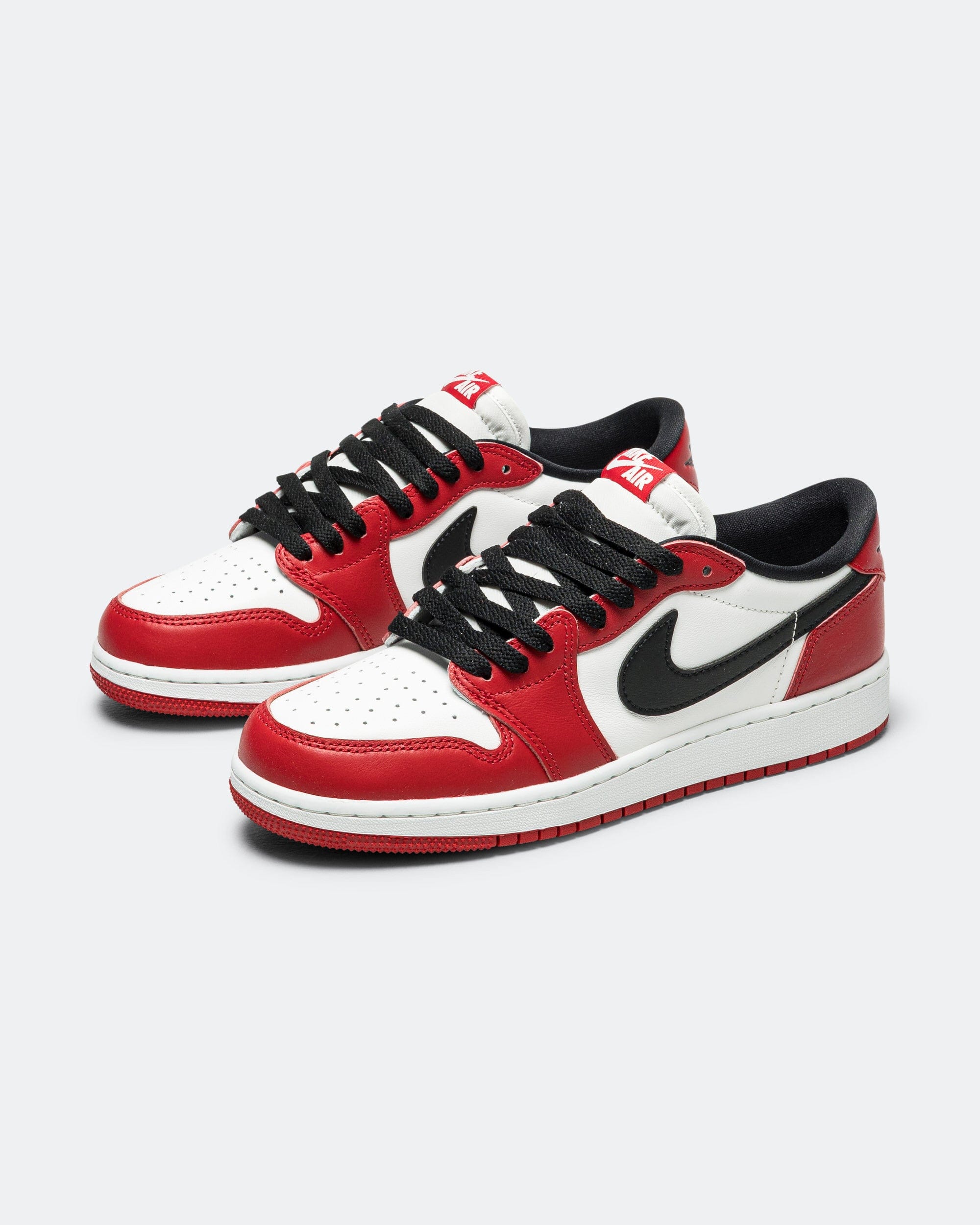 Air Jordan 1 Retro Low OG (GS) - Varsity Red/Black - Summit White