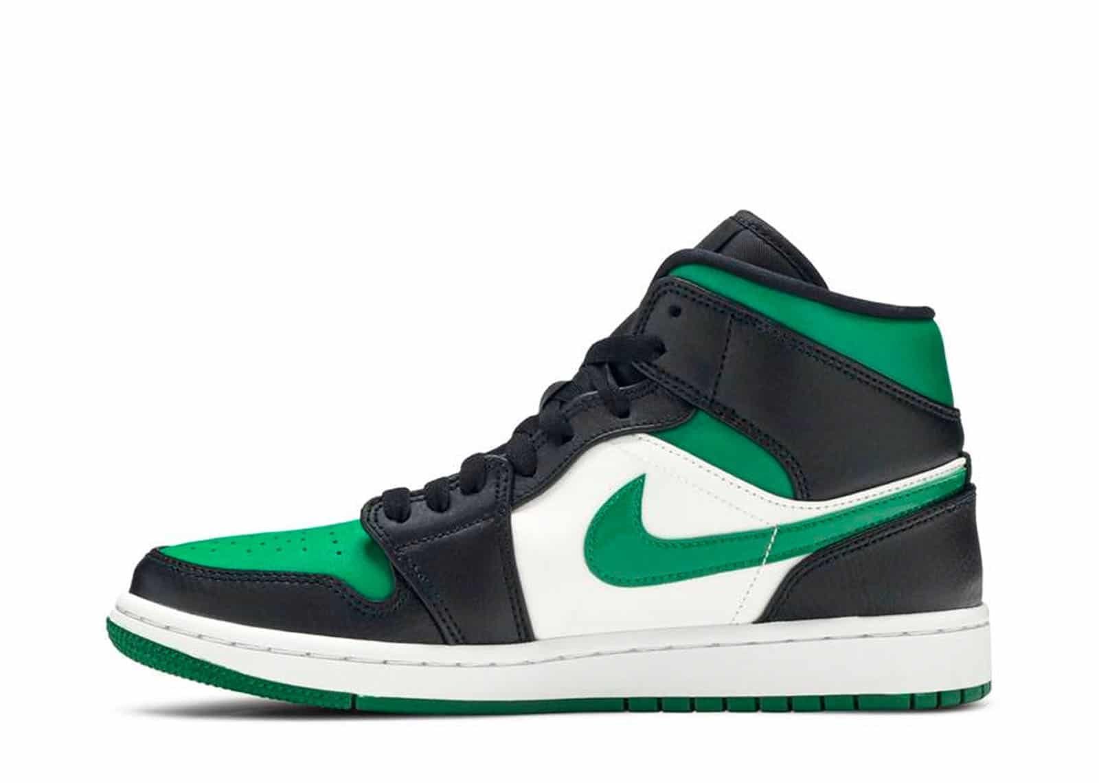 Air Jordan 1 Mid Green Toe