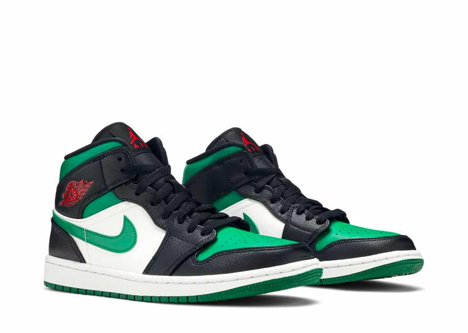 Air Jordan 1 Mid Green Toe