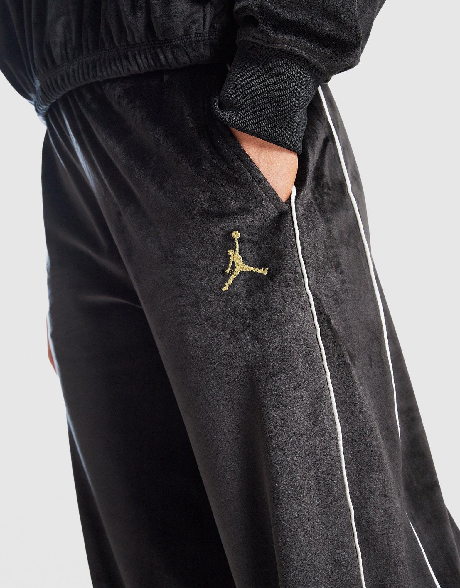 Air Jordan Girls' Velour Wide Leg Joggers Junior