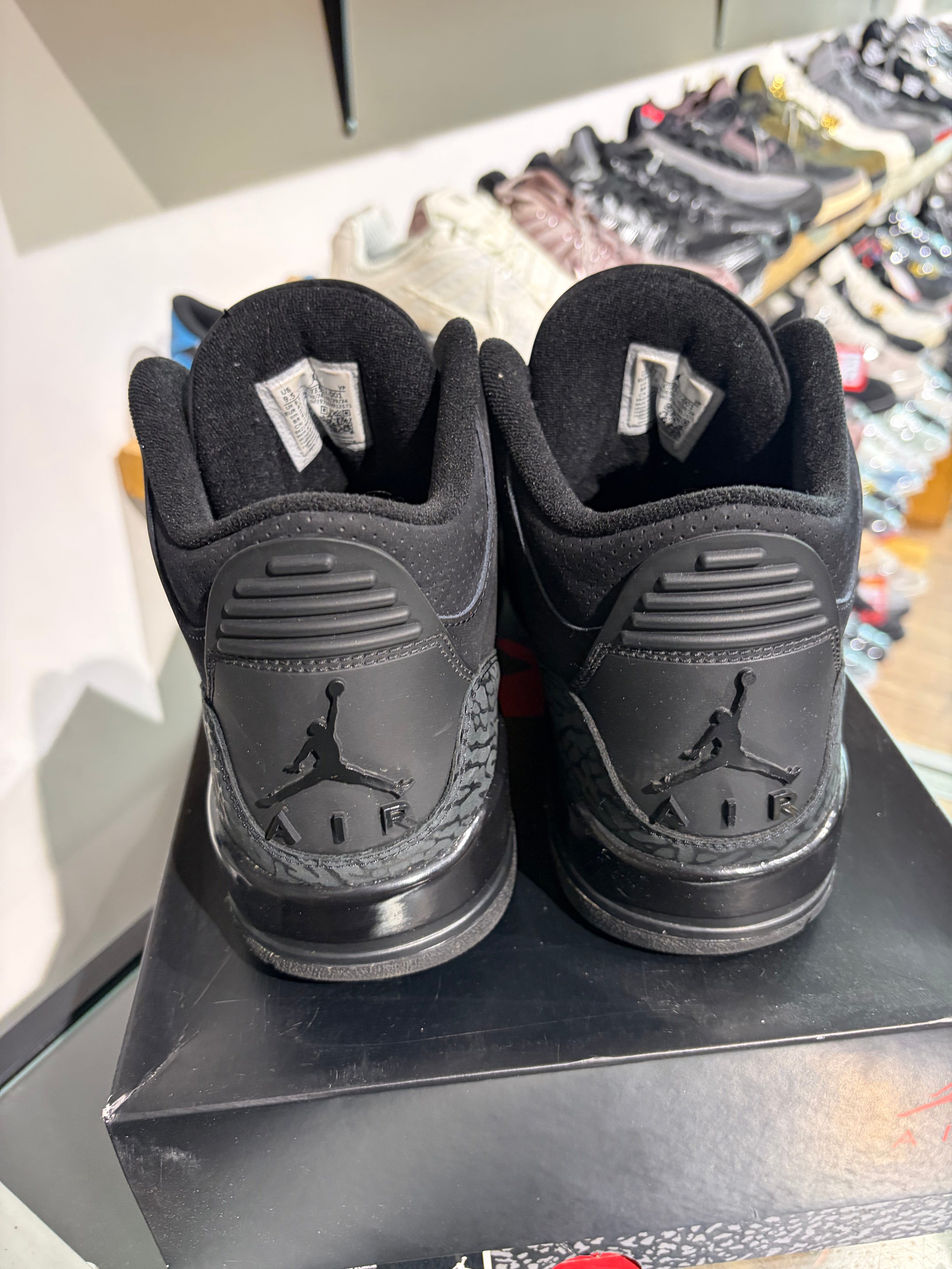 Air Jordan Jordan 3 Black Cat UK 8.5