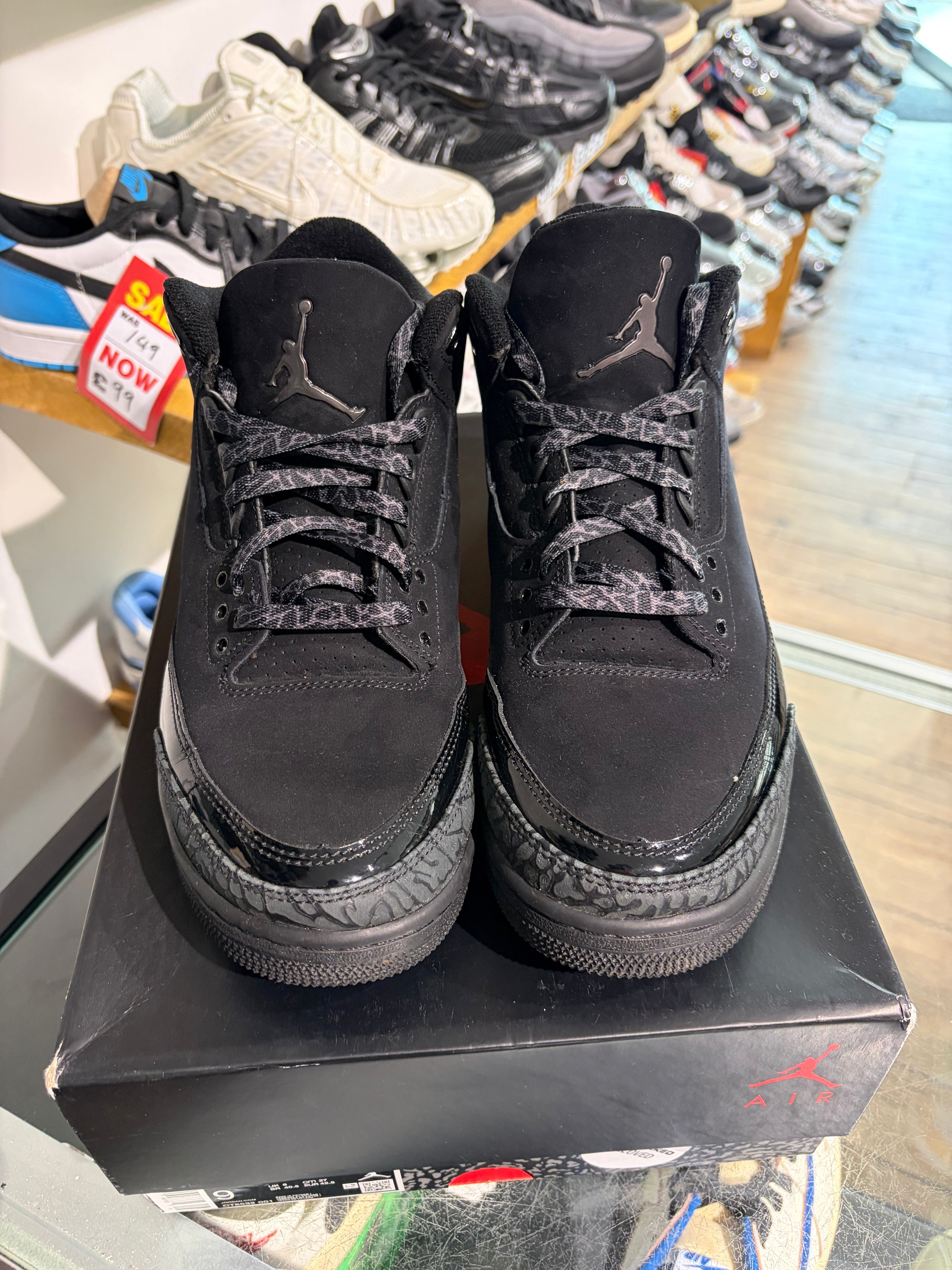 Air Jordan Jordan 3 Black Cat UK 8