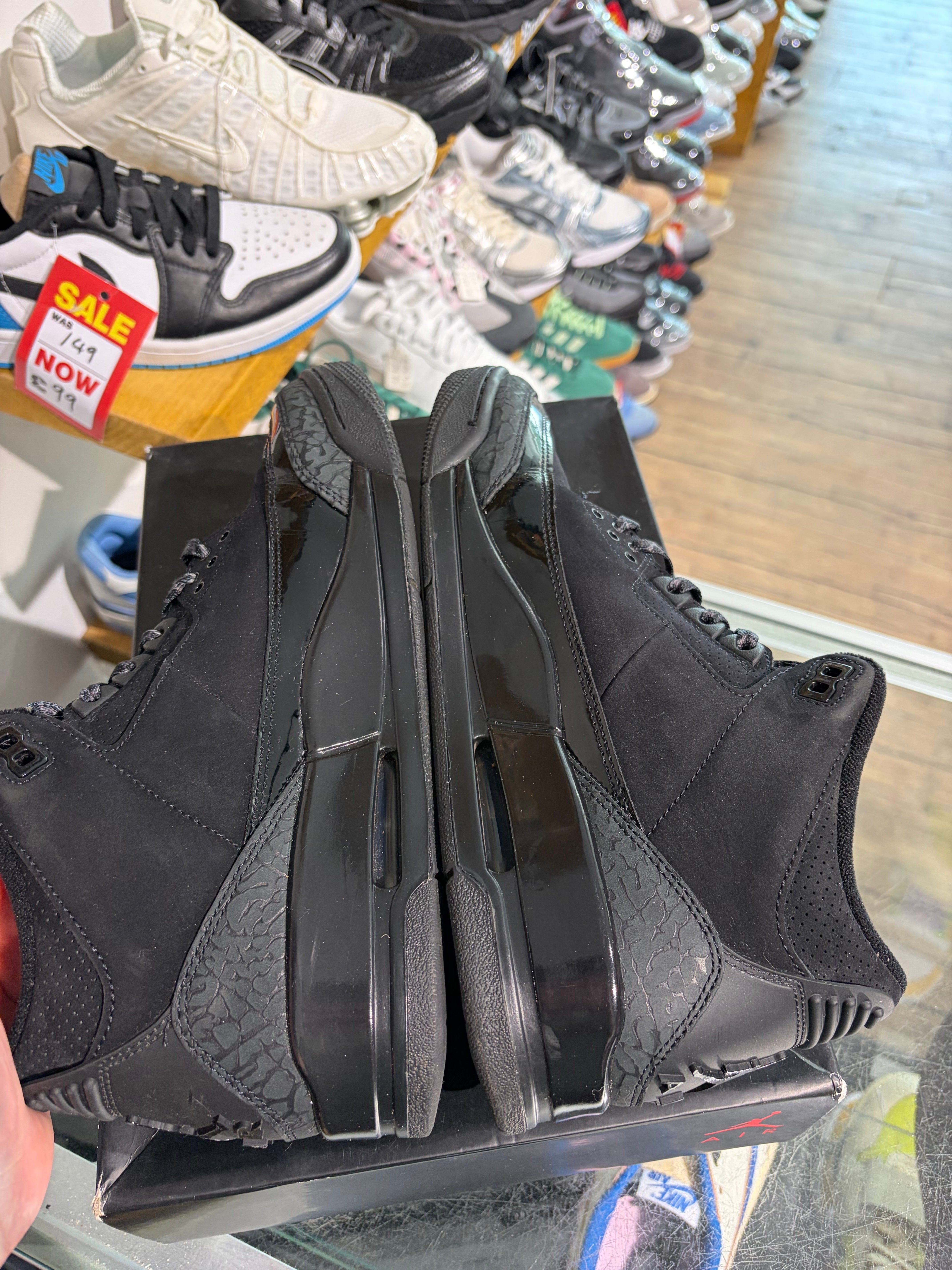 Air Jordan Jordan 3 Black Cat UK 8