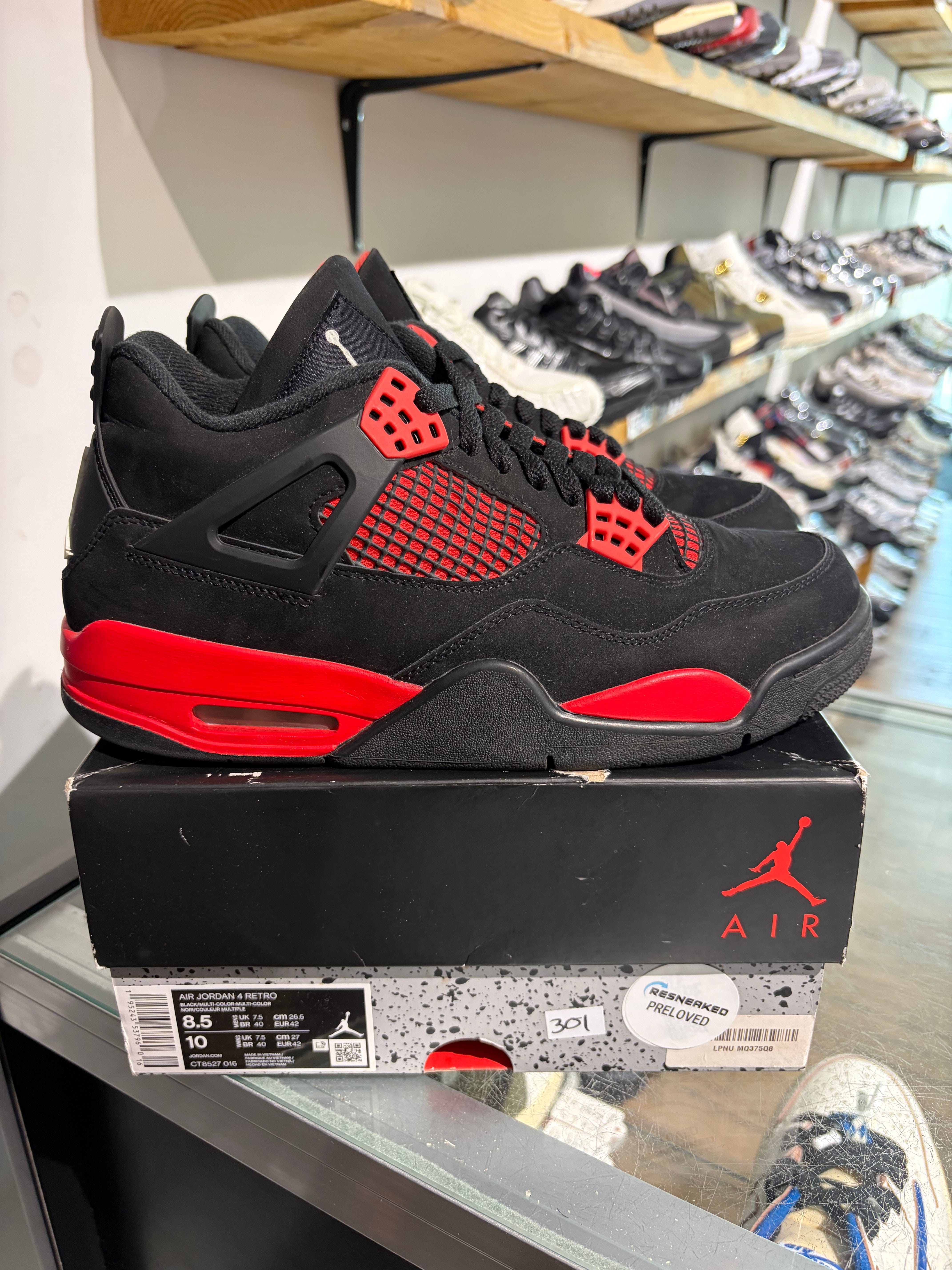 Air Jordan Jordan 4 Red Thunder UK 7.5