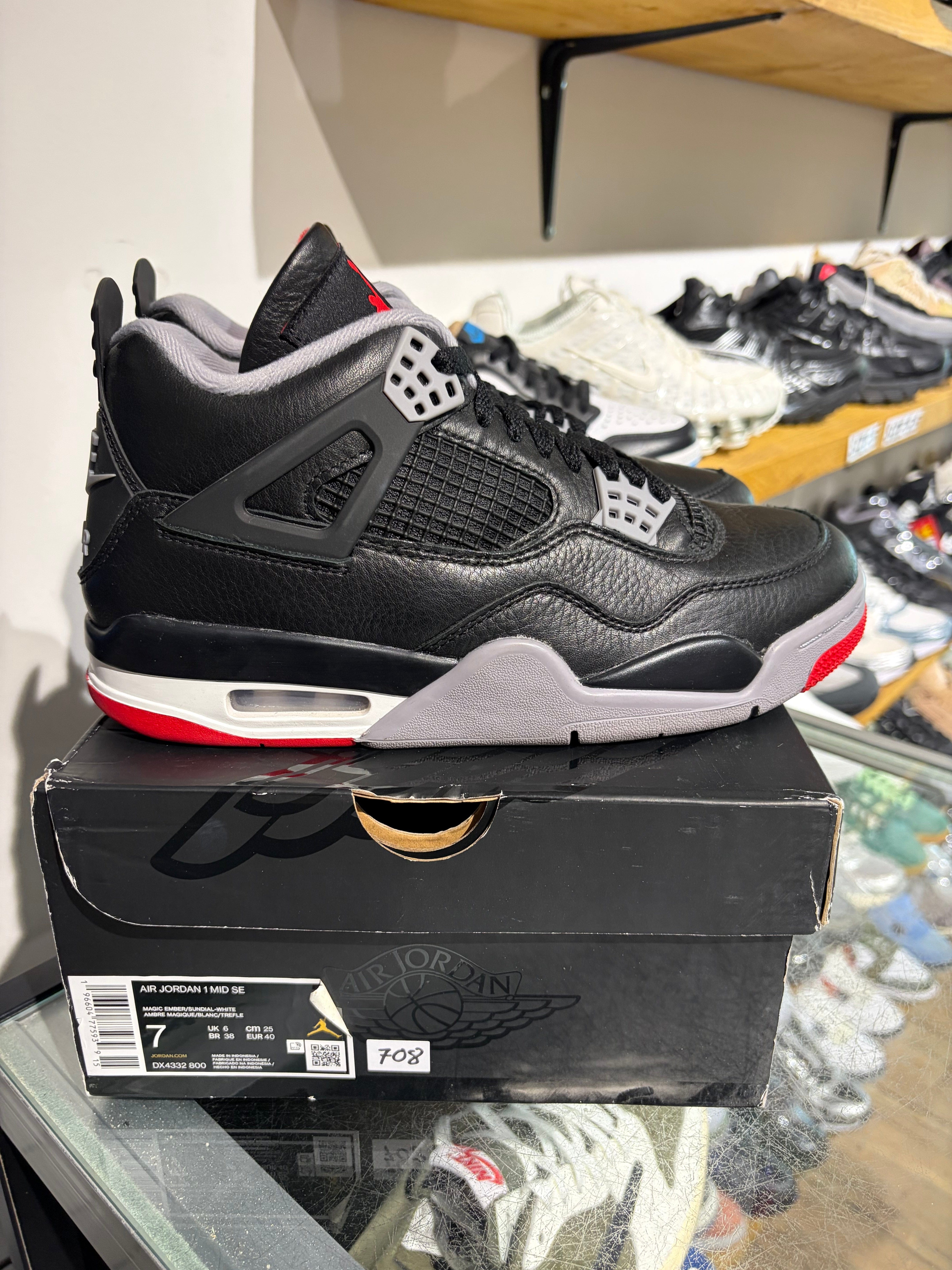 Air Jordan Jordan 4 Bred UK 6
