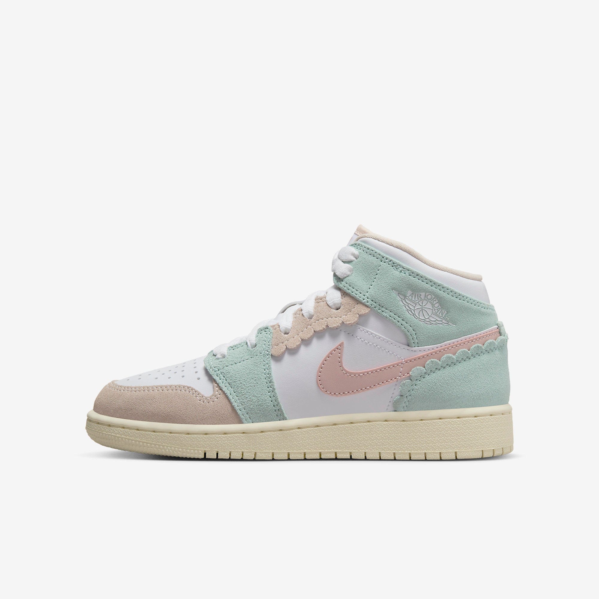 Air Jordan Jordan 1 Mid SE Pink Oxford GS
