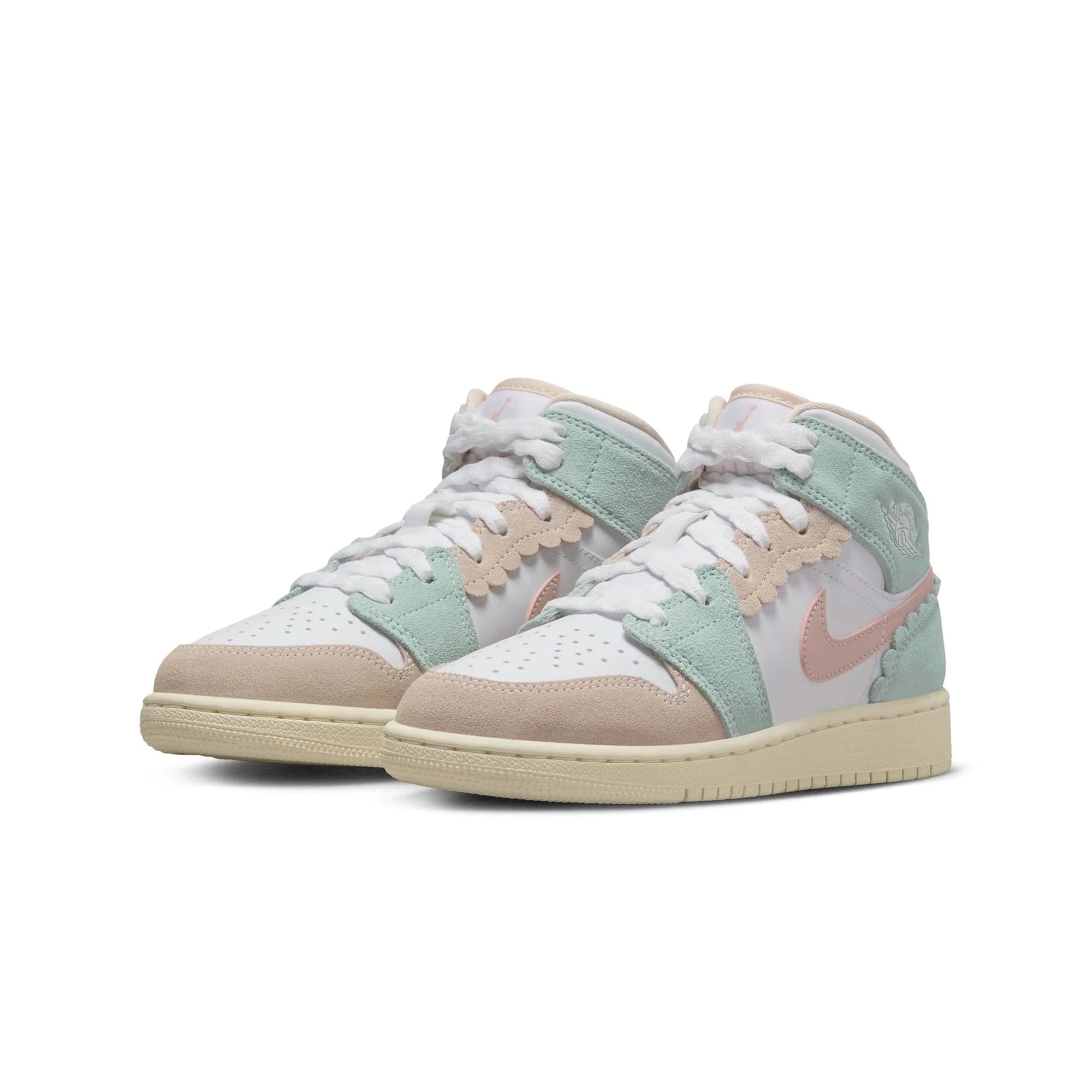 Air Jordan Jordan 1 Mid SE Pink Oxford GS
