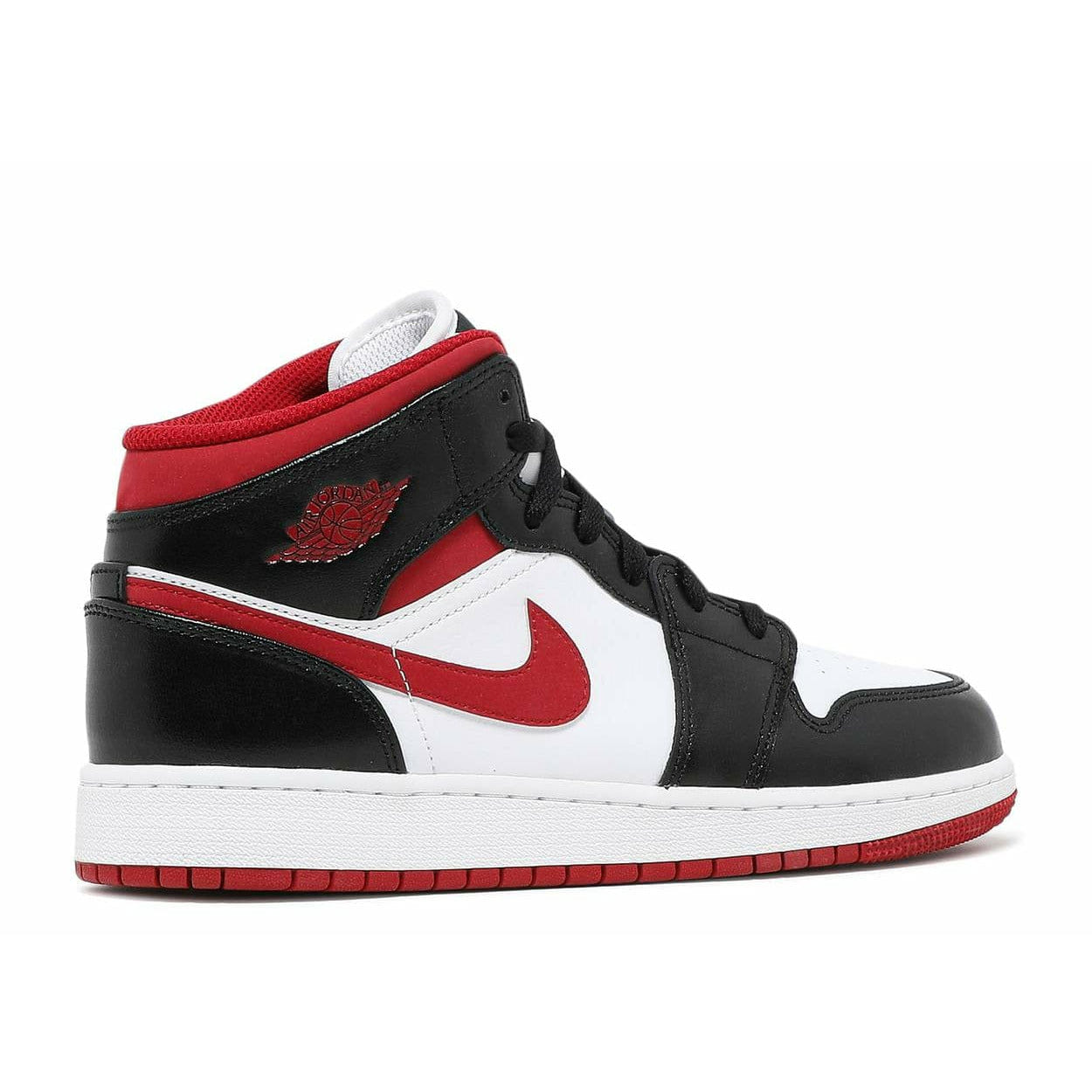 Air Jordan 1 Mid Gym Red Black White (GS/Juniors) (2021)