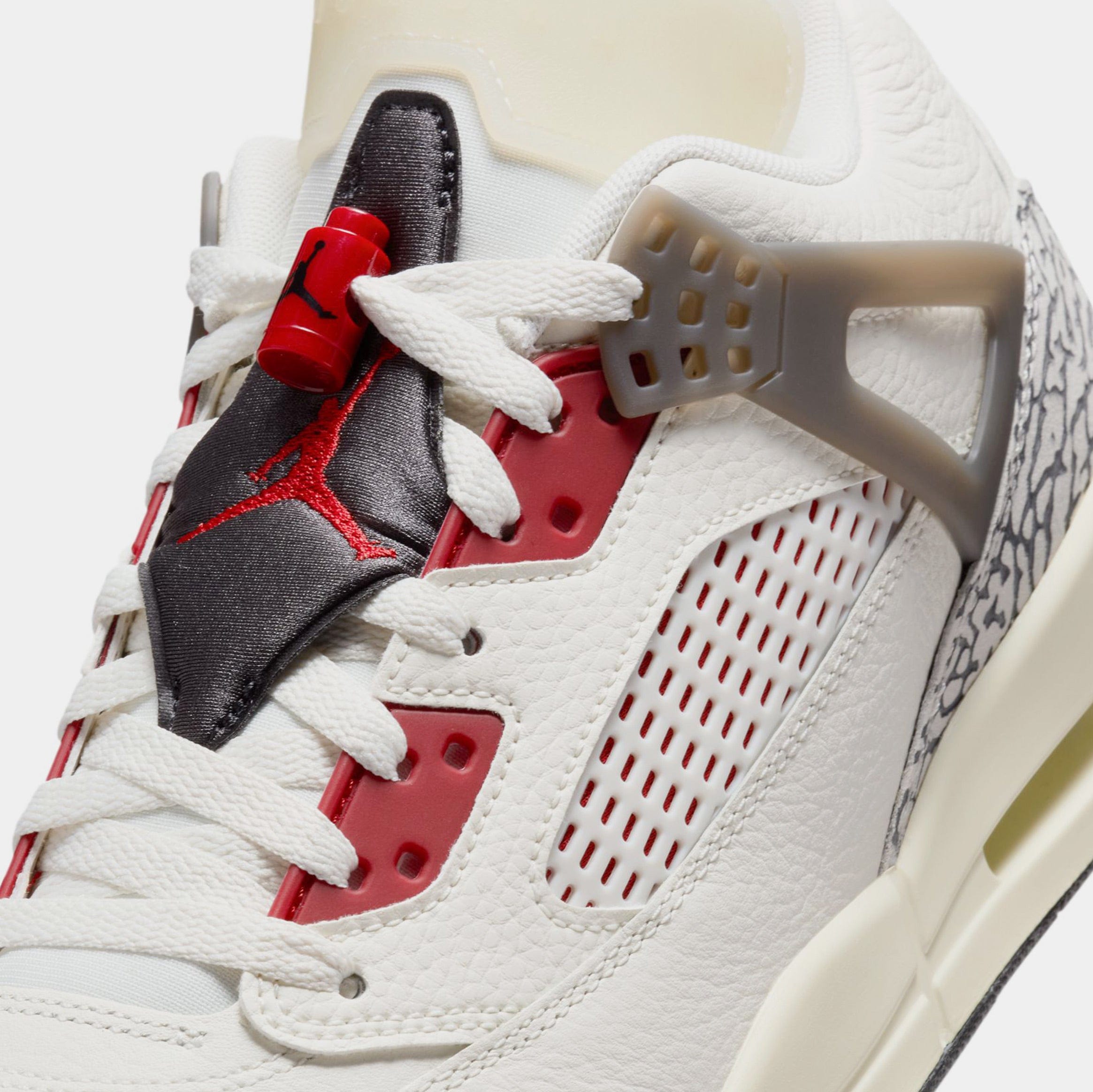 Air Jordan Spizike Low Mens Basketball Shoes (Sail/Anthracite/Coconut Milk/Varsity Red)