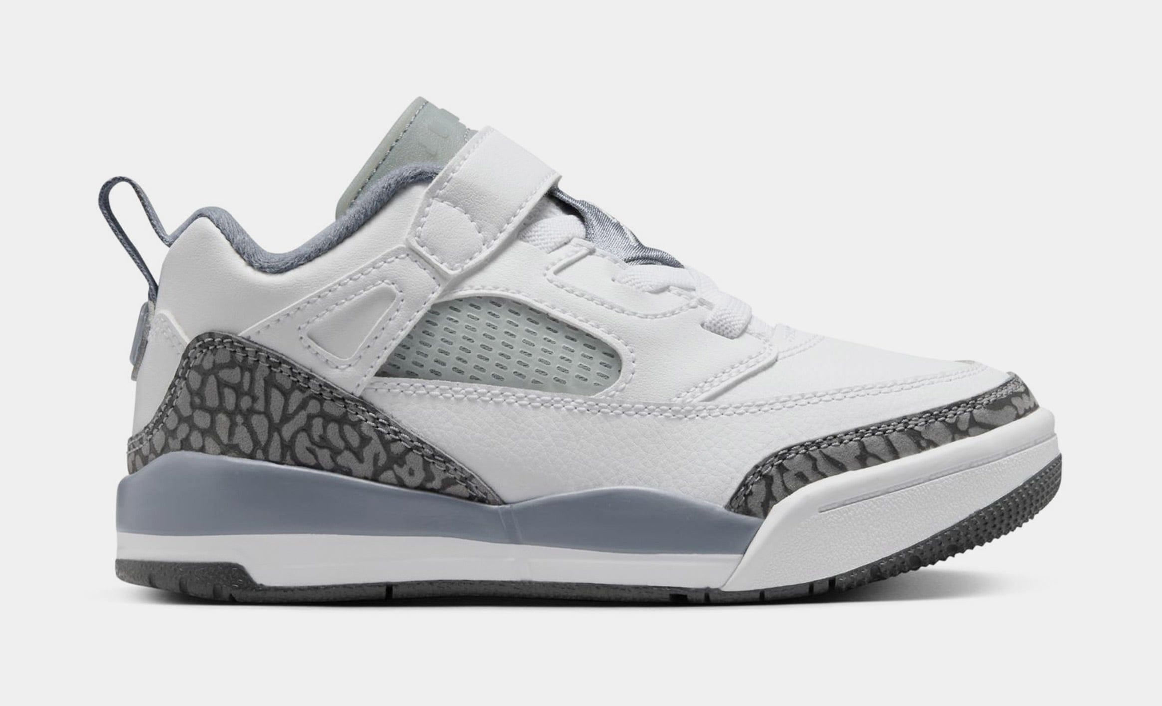 Air Jordan Spizike Low Preschool Lifestyle Shoes (White/Anthracite/Wolf Grey/Cool Grey)