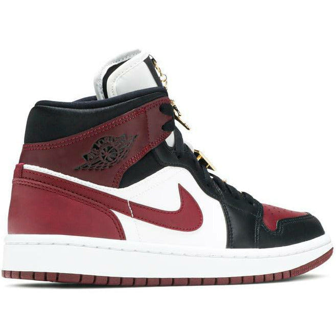 Air Jordan 1 Mid SE Black Dark Beetroot (2020) (Wmns)