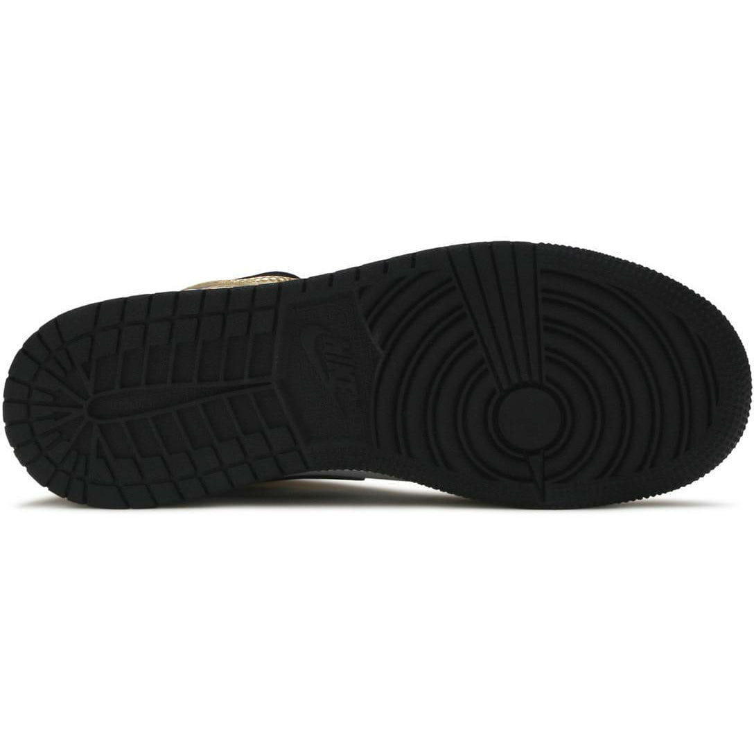 Air Jordan 1 Mid Metallic Gold Black White (GS/Juniors) (2020)