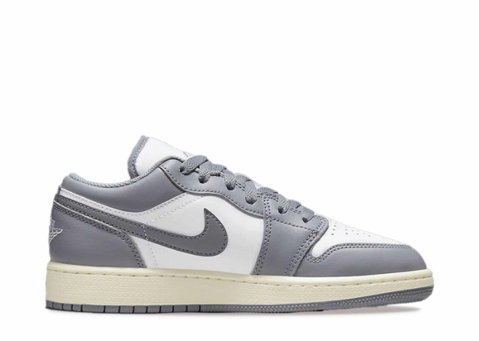 Air Jordan 1 Low Vintage Grey (GS) 553560 - 053