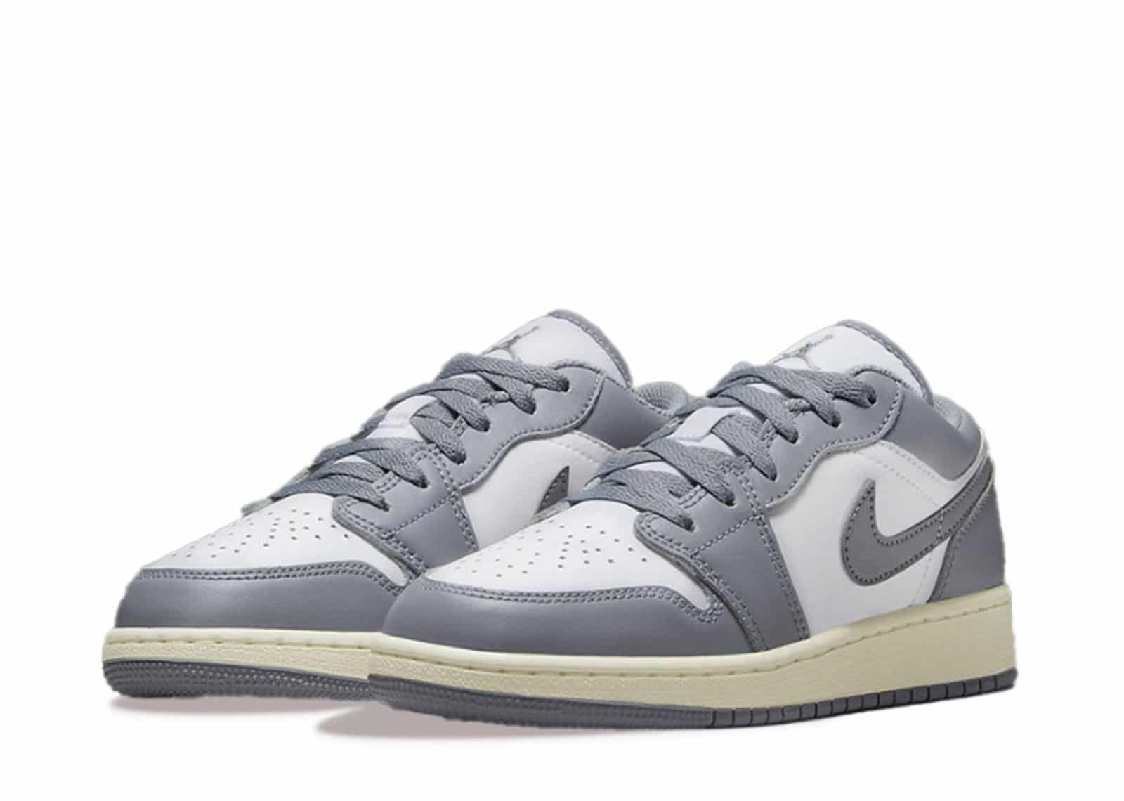 Air Jordan 1 Low Vintage Grey (GS) 553560 - 053