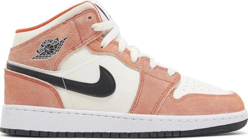 Air Jordan Jordan 1 Mid SE Orange Suede (GS)