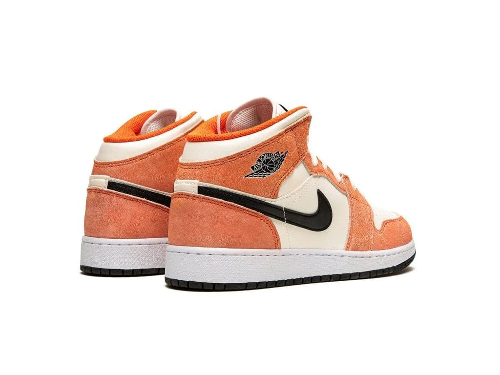 Air Jordan Jordan 1 Mid SE Orange Suede (GS)