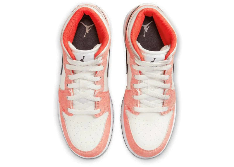 Air Jordan Jordan 1 Mid SE Orange Suede (GS)