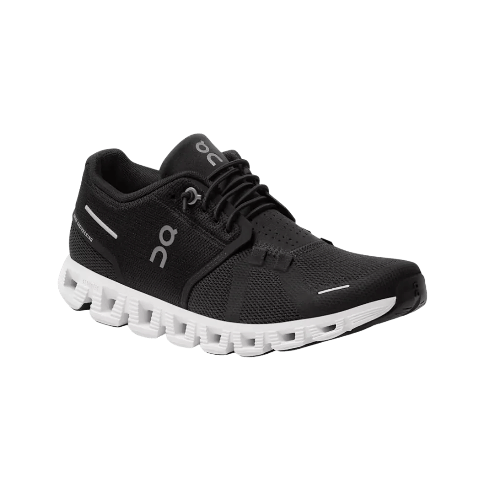 On Running Cloud 5 Black White On Running