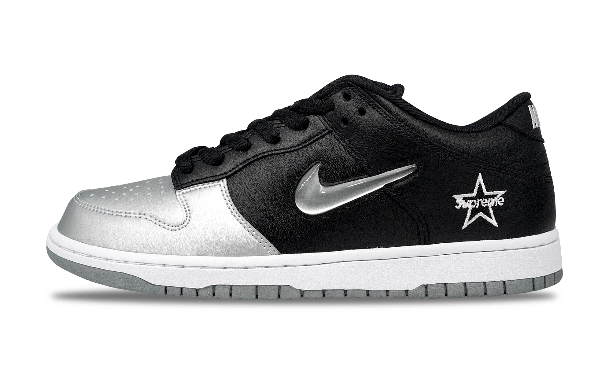 Nike Dunk SB Low x Supreme QS Metallic Silver 2019 (CK3480 - 001) Men's Size 7 - 13