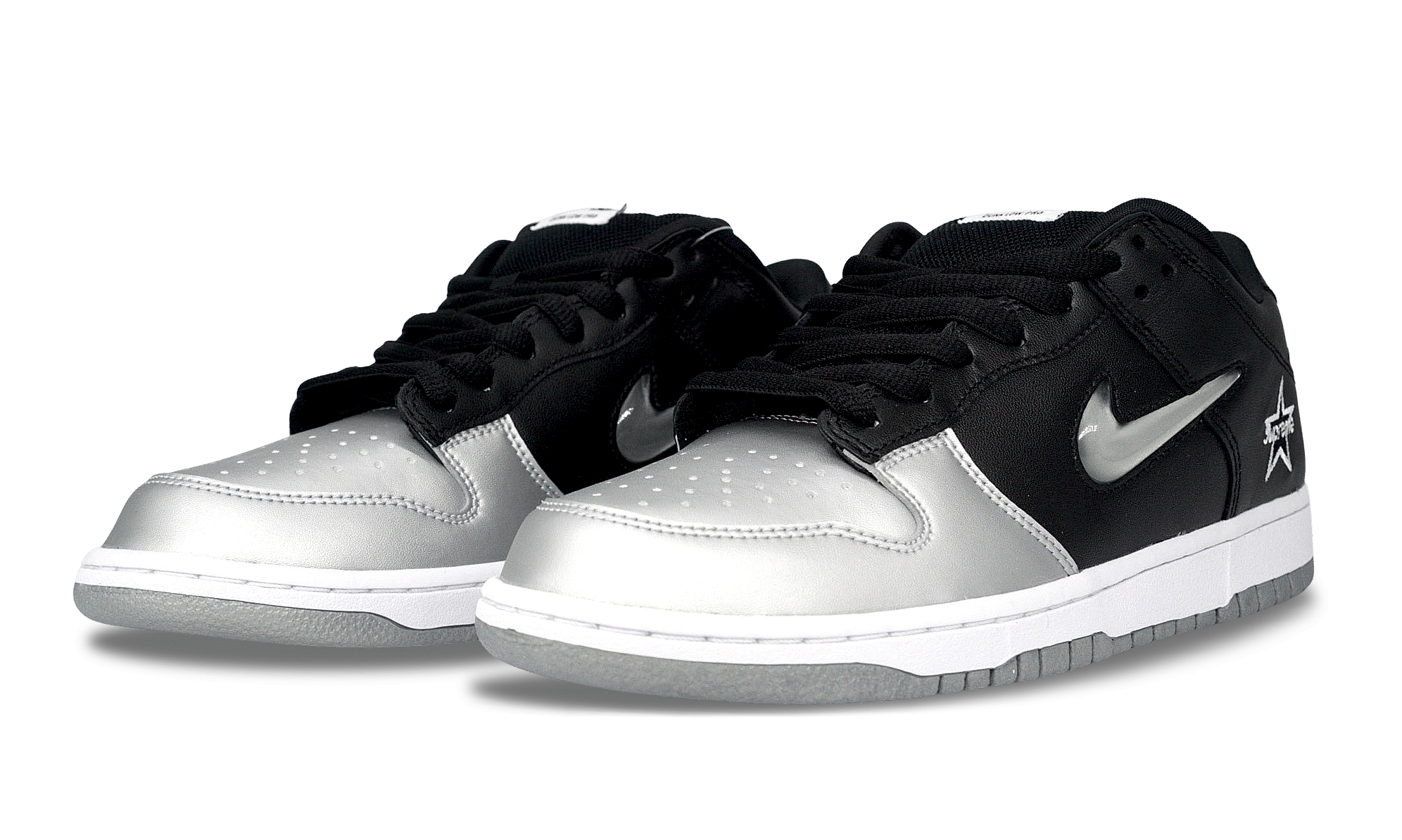 Nike Dunk SB Low x Supreme QS Metallic Silver 2019 (CK3480 - 001) Men's Size 7 - 13