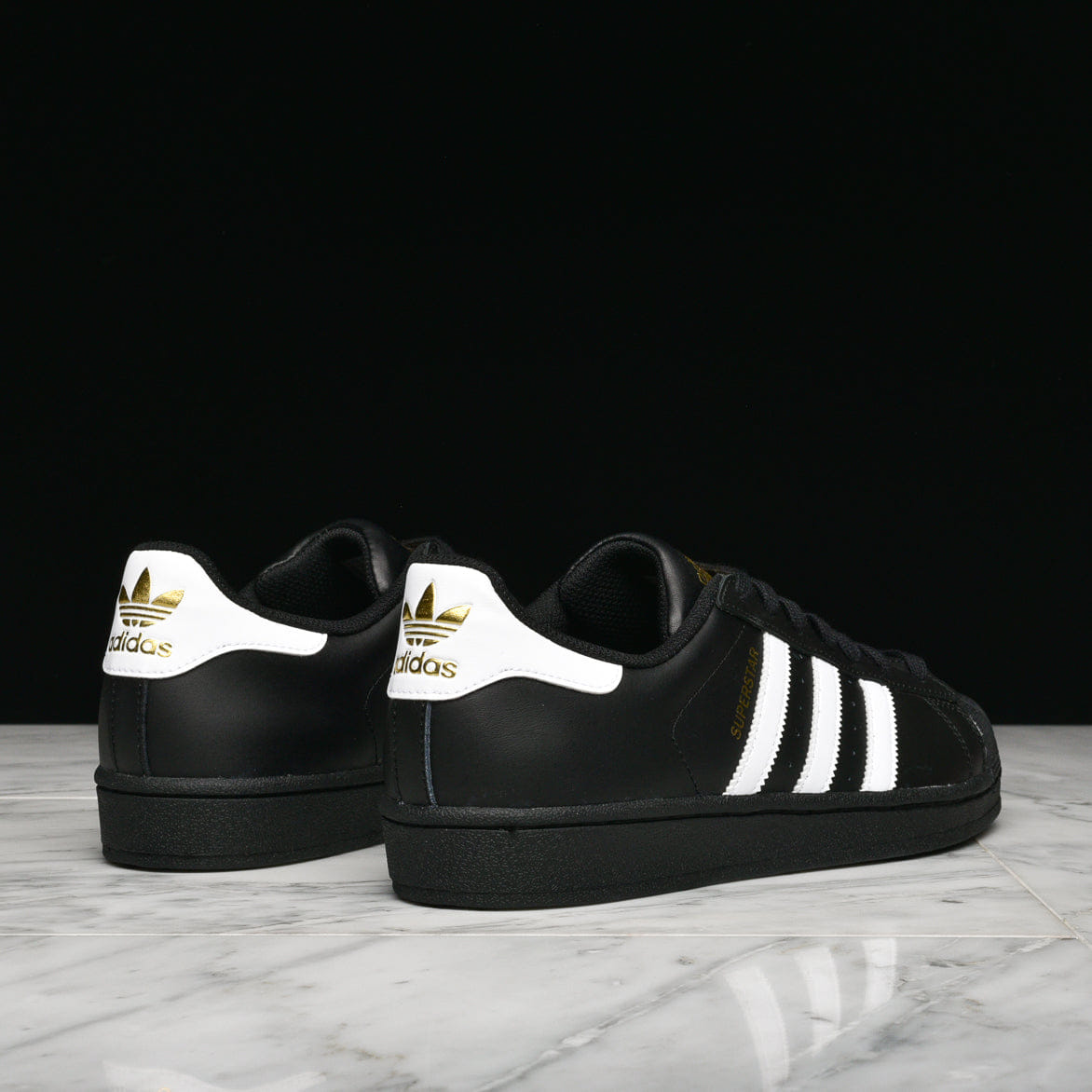 adidas SUPERSTAR FOUNDATION - BLACK / WHITE