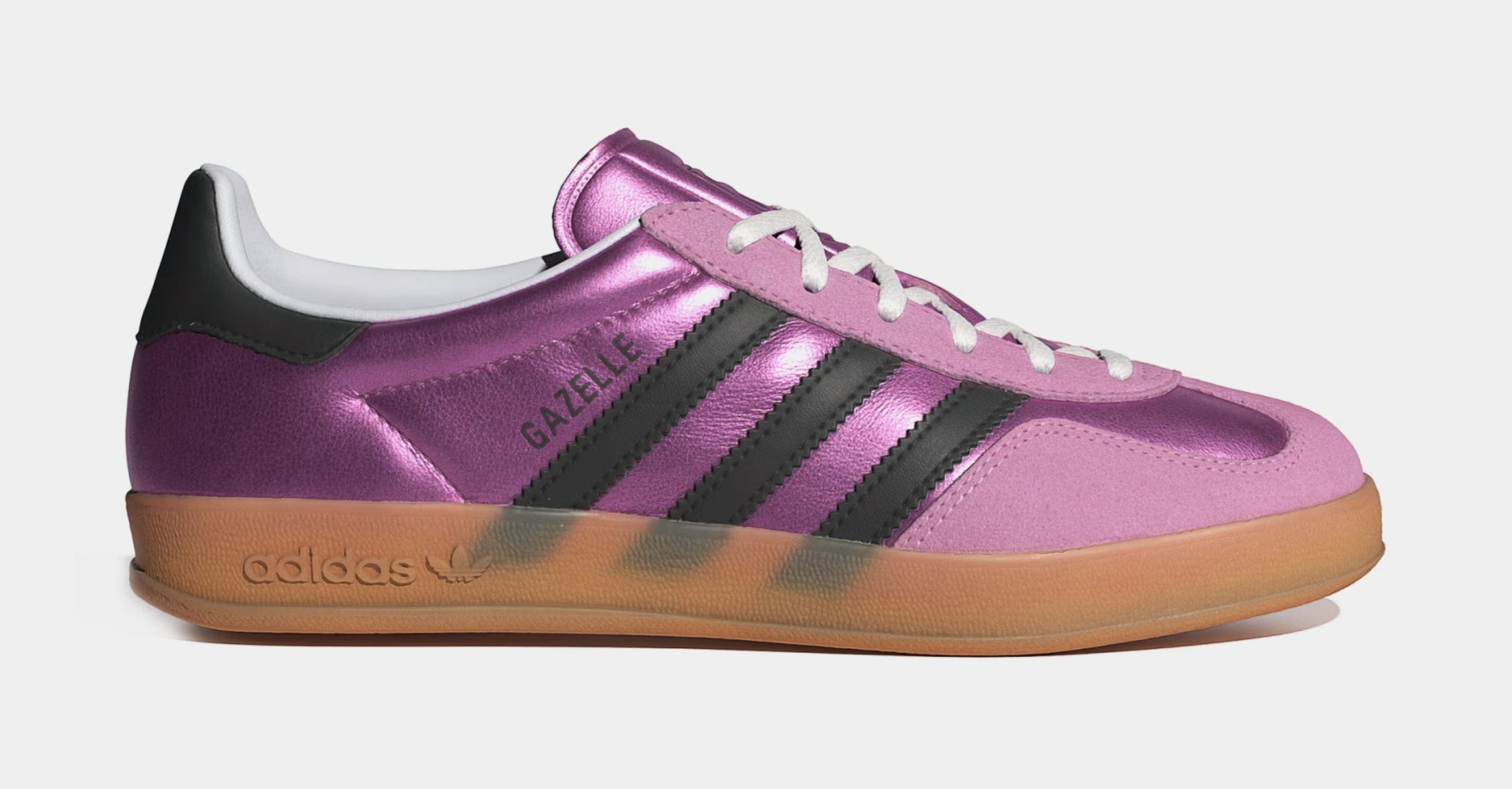 adidas Gazelle Indoor Womens Lifestyle Shoes (Bliss Lilac/Core Black/Purple)