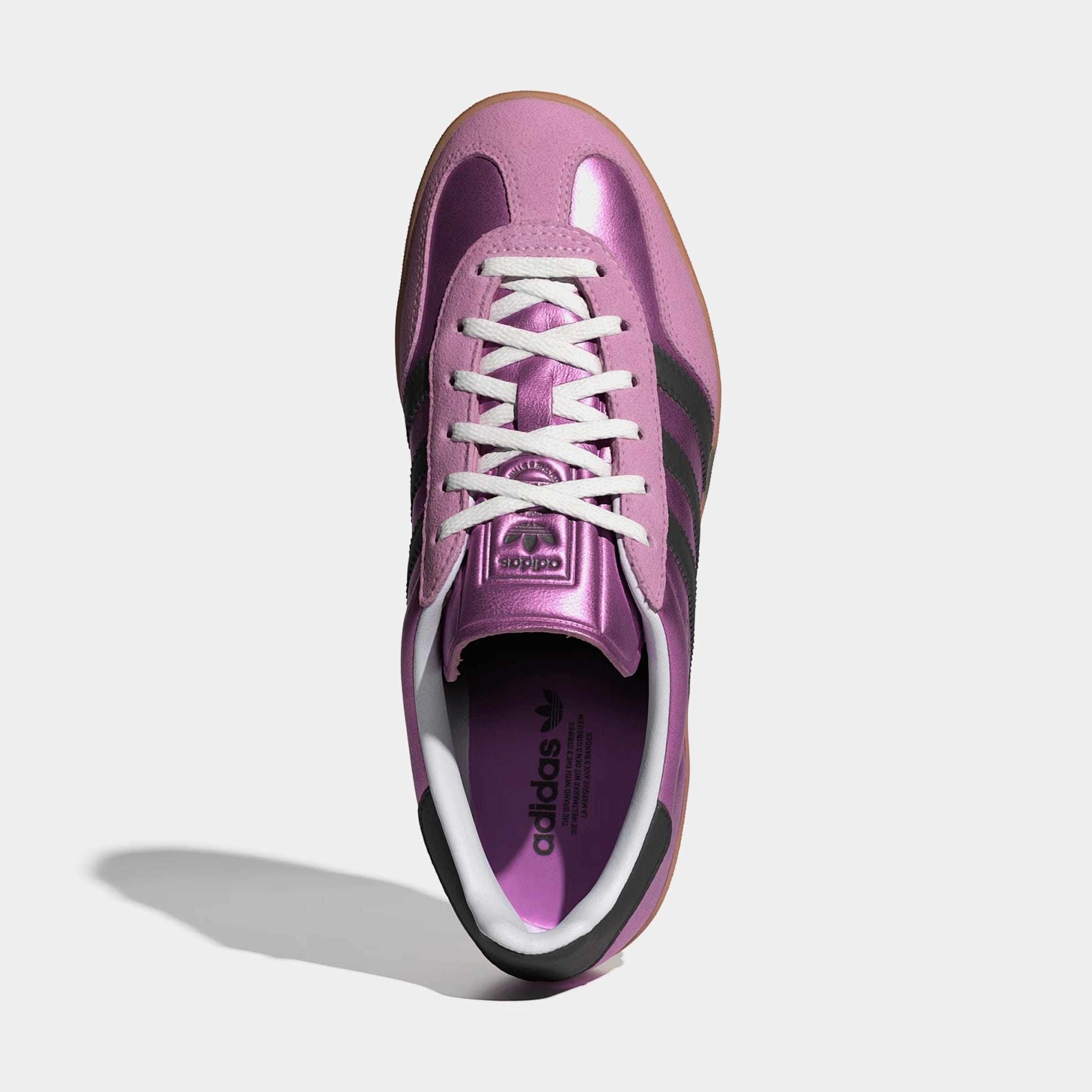 adidas Gazelle Indoor Womens Lifestyle Shoes (Bliss Lilac/Core Black/Purple)