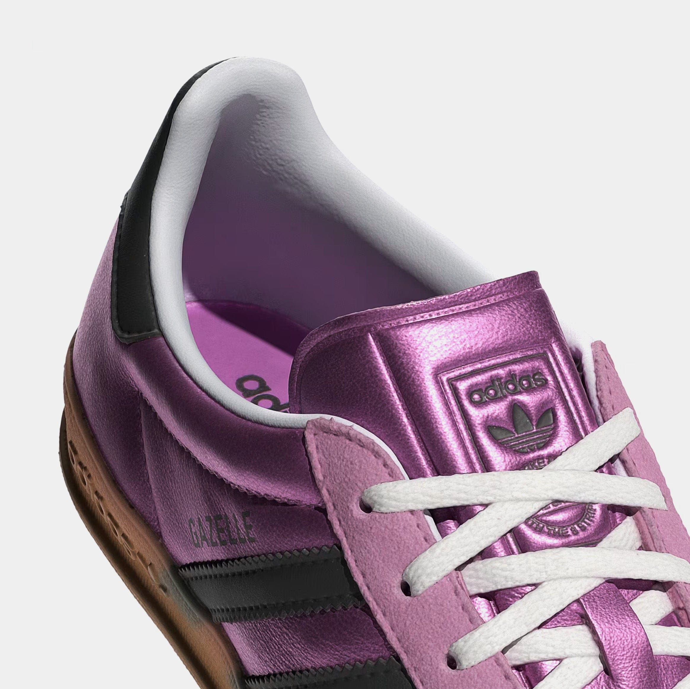 adidas Gazelle Indoor Womens Lifestyle Shoes (Bliss Lilac/Core Black/Purple)