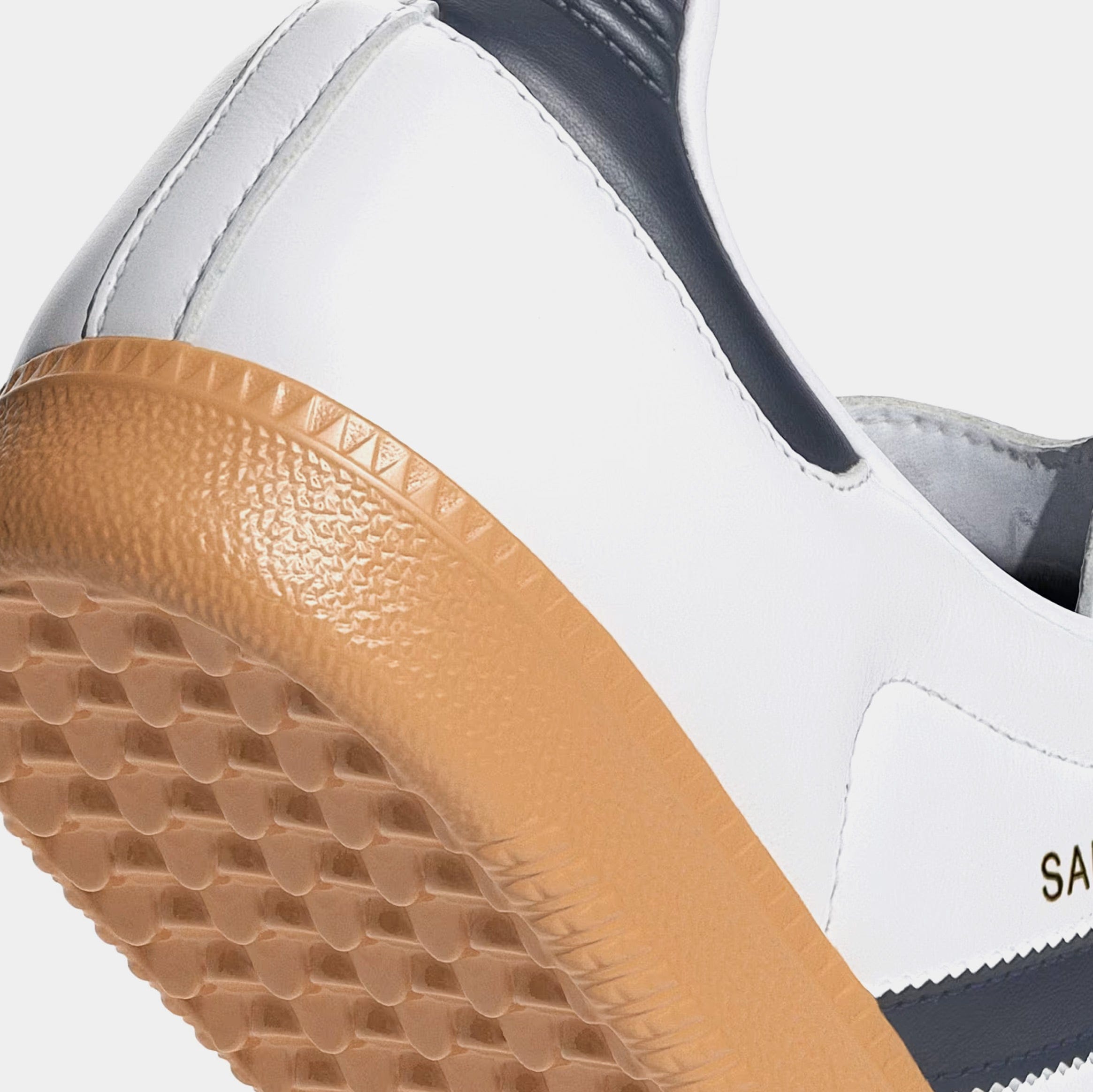 adidas Samba OG Mens Lifestyle Shoes (Cloud White/Night Indigo/Gum)