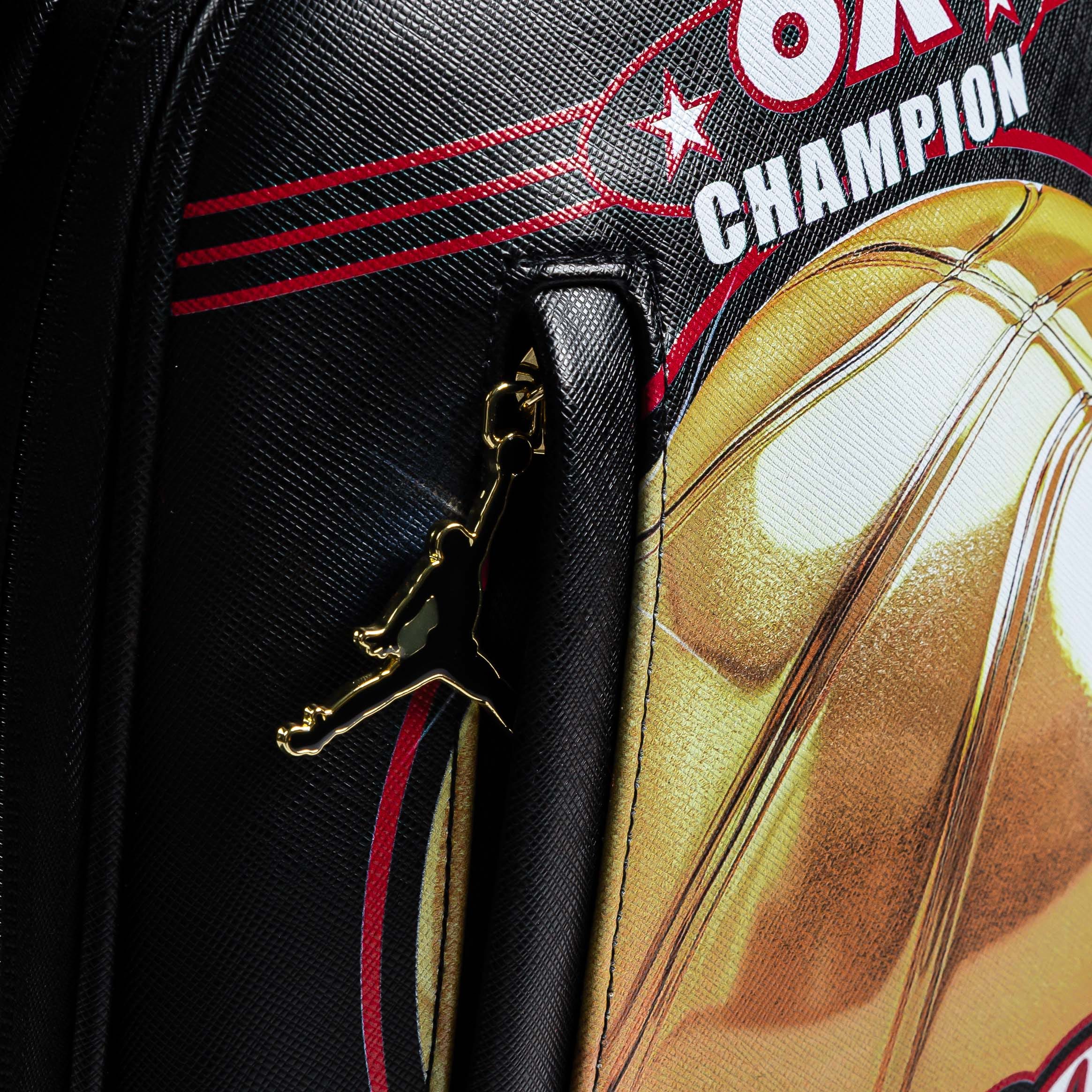Air Jordan 6 Rings Trophy Mens Backpack (Black)