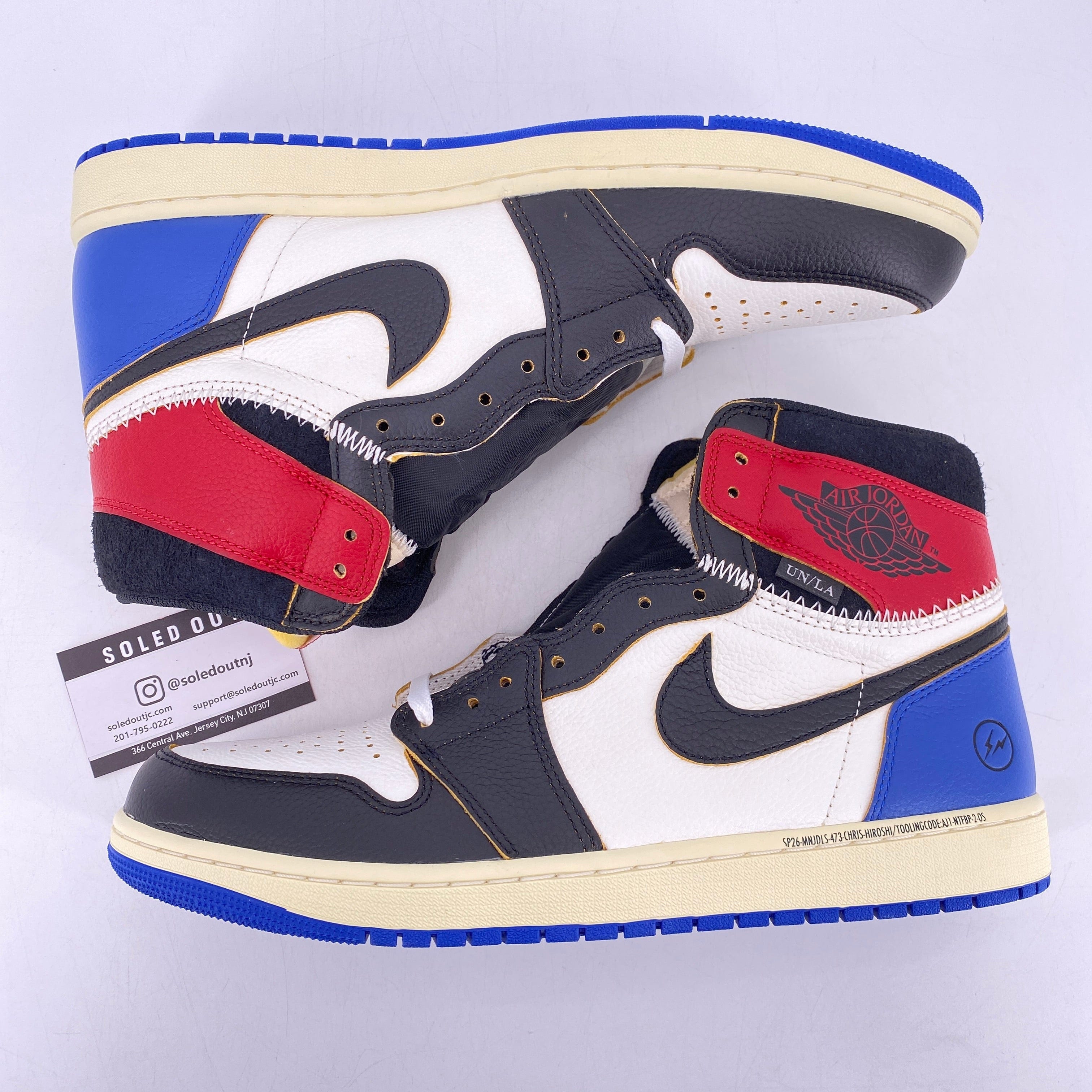 Air Jordan 1 Retro High Union Fragment Varsity Red 2026 New Size 13