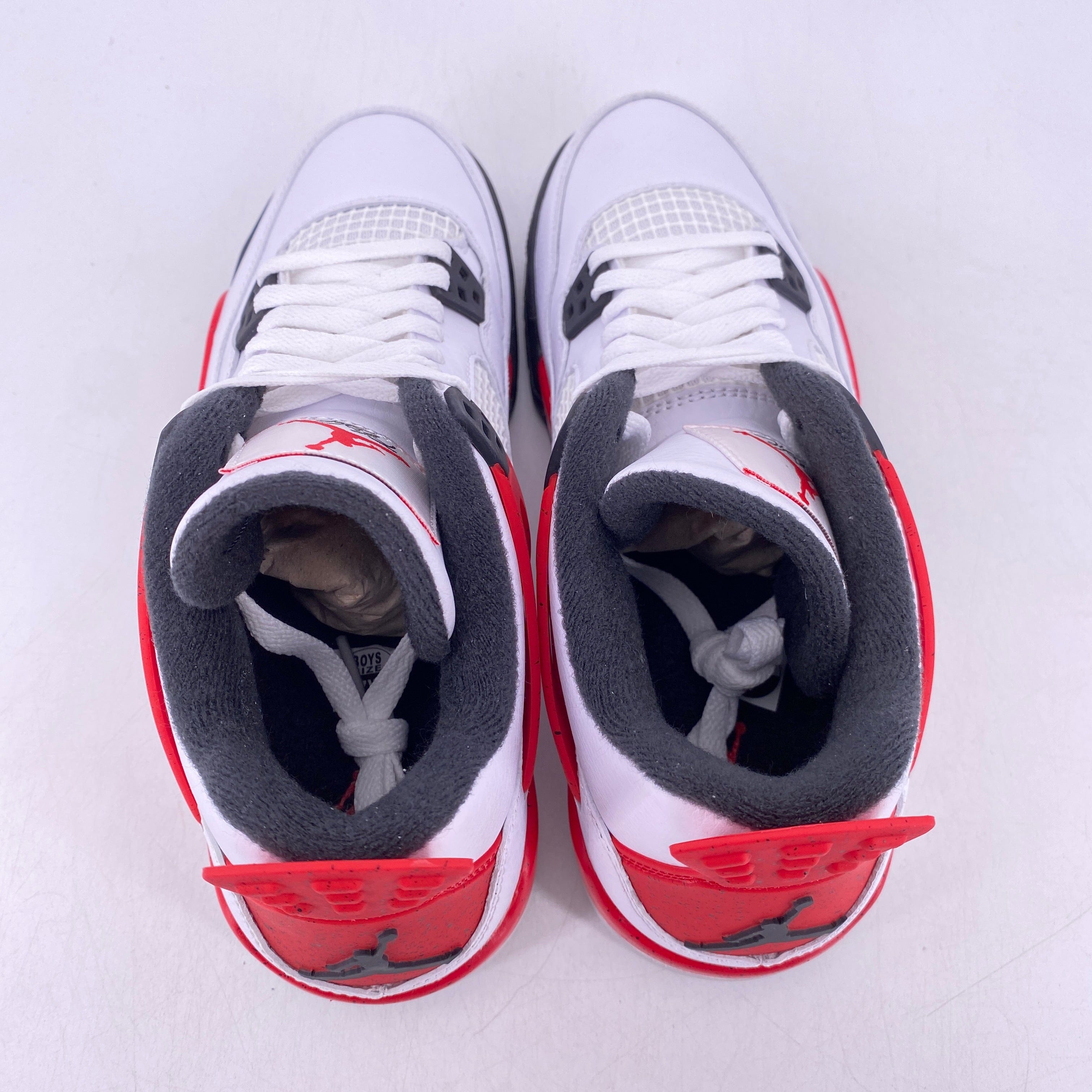 Air Jordan (GS) 4 Retro Red Cement 2023 New Size 7Y