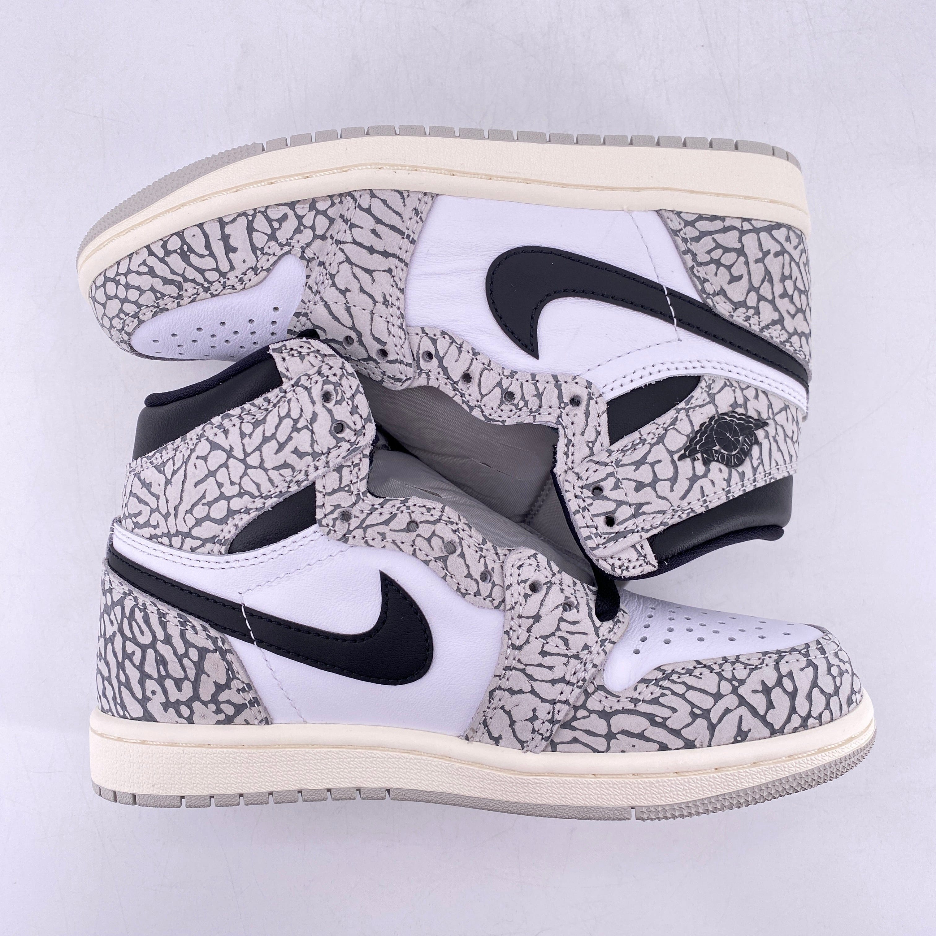 Air Jordan 1 Retro High OG White Cement 2023 New Size 4