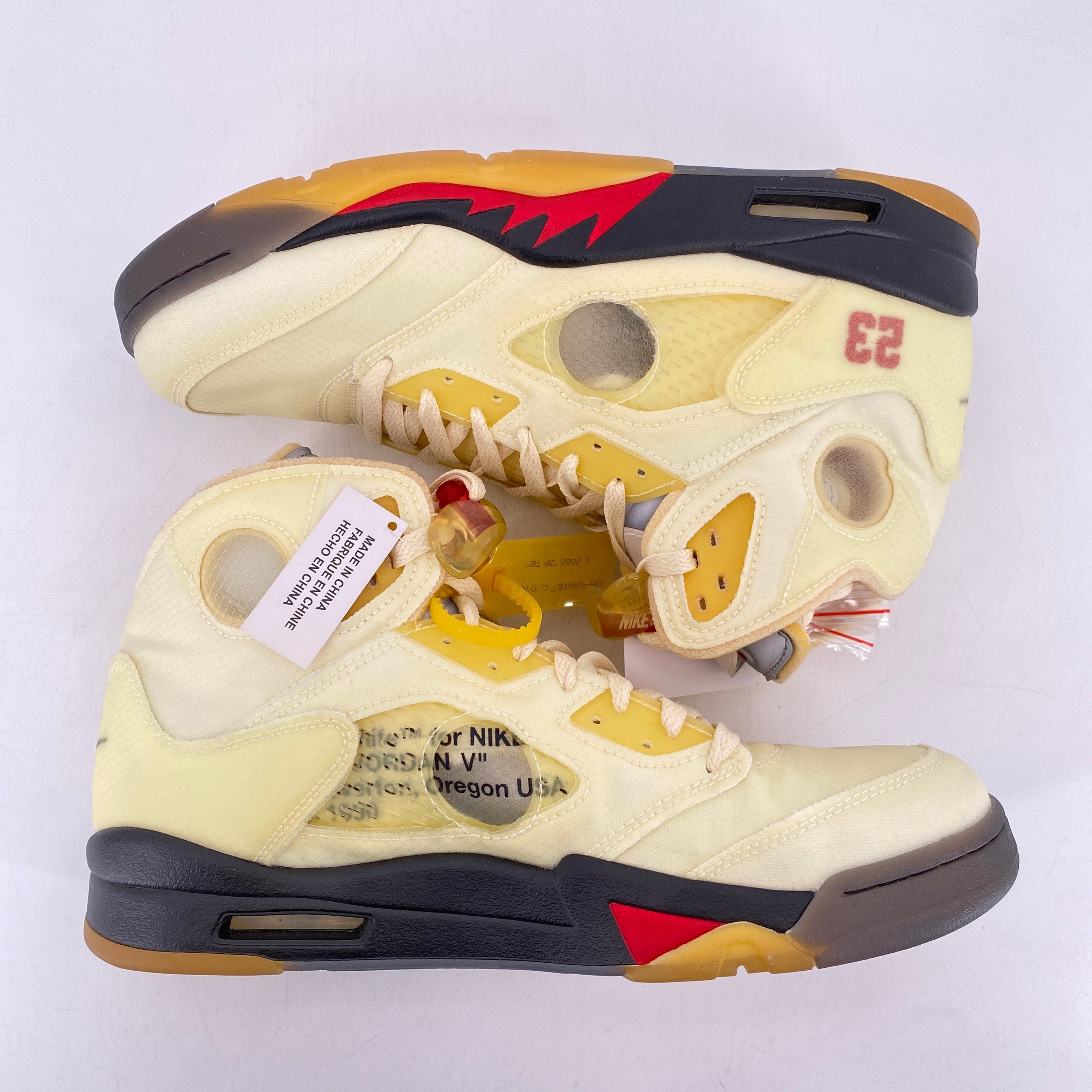 Air Jordan 5 Retro Ow Sail 2020 New Size 11.5